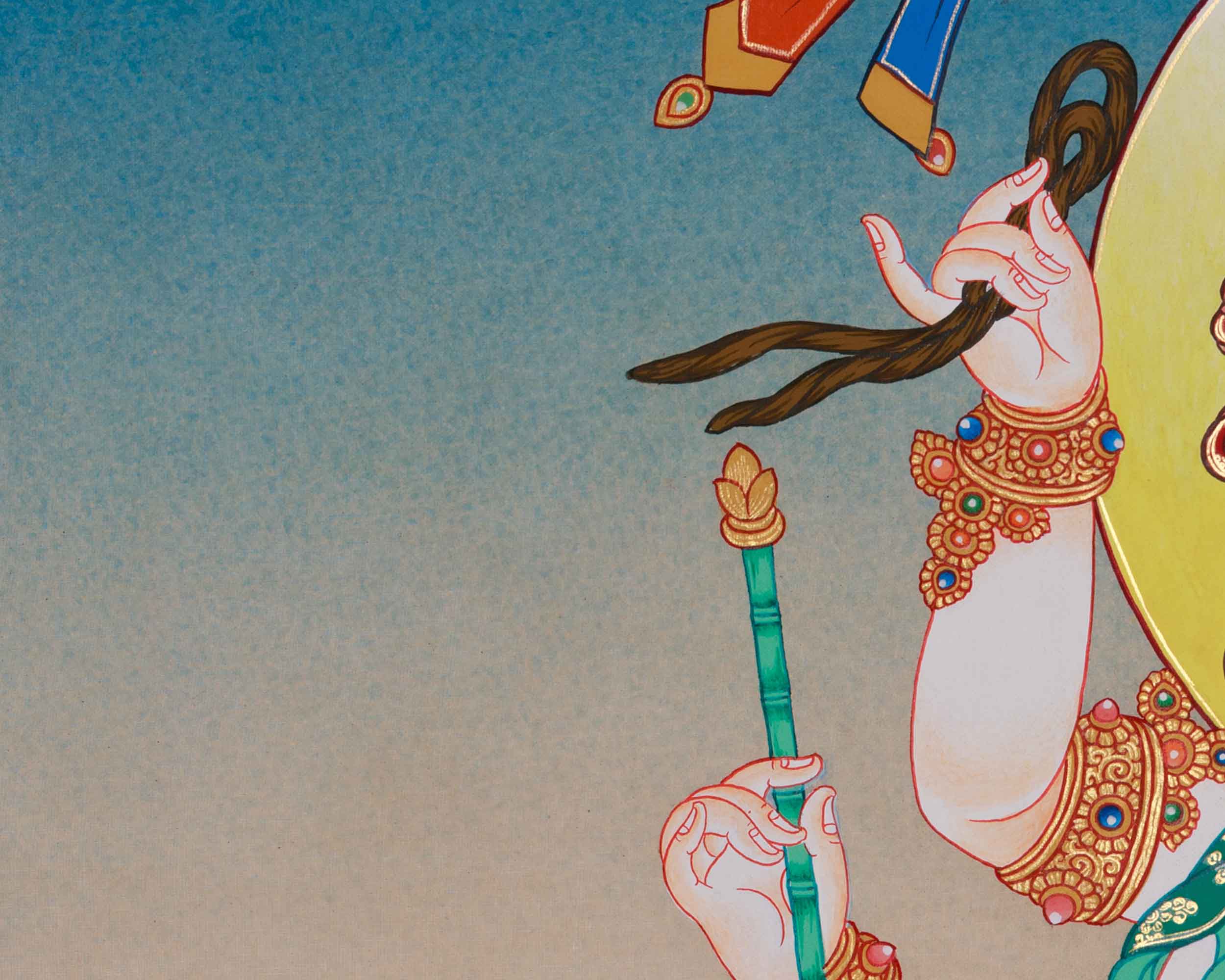 30 Inch Goddess of Dawn, Marichi | Spiritual Artwork of Light and Protection