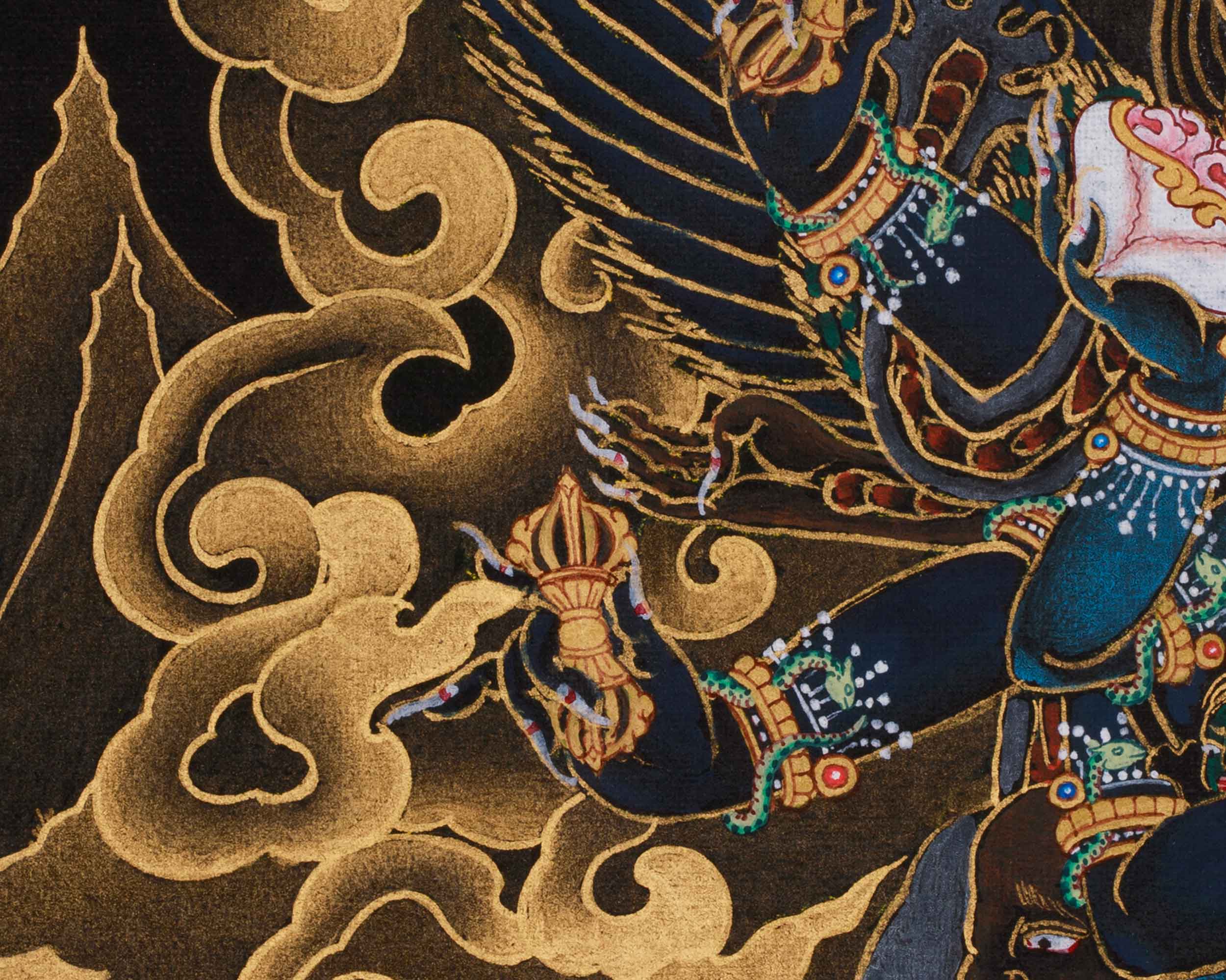 Wrathful Vajrakilaya Thangka | Transmutation of Negativity