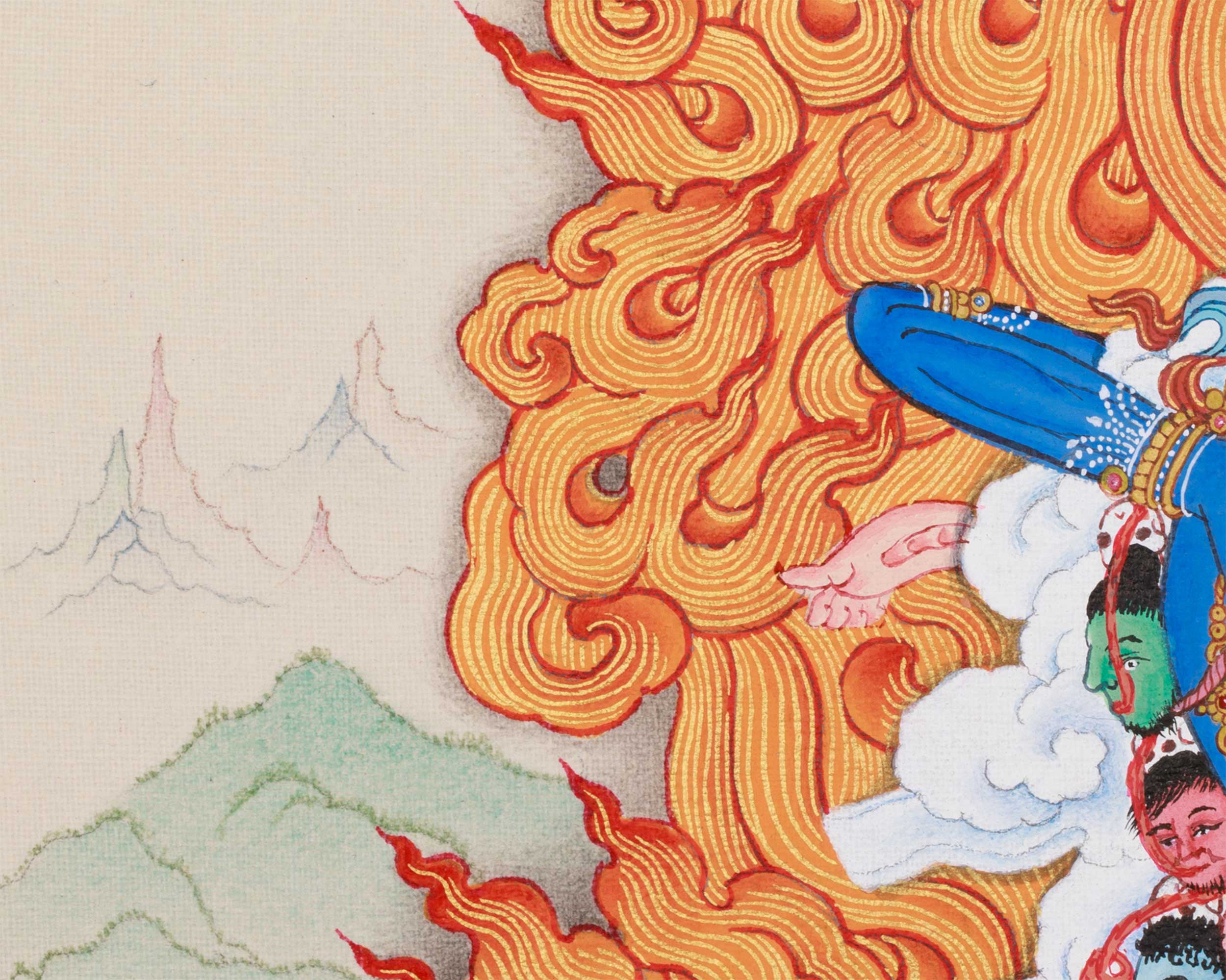 Wrathful Ekajati Thangka | One-Eyed Guardian Deity of Enlightenment