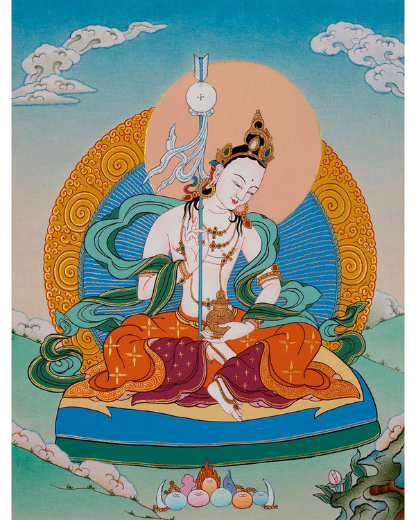 Dakini Mandarva | Guru Padmasambhava Consort | Thangka Art