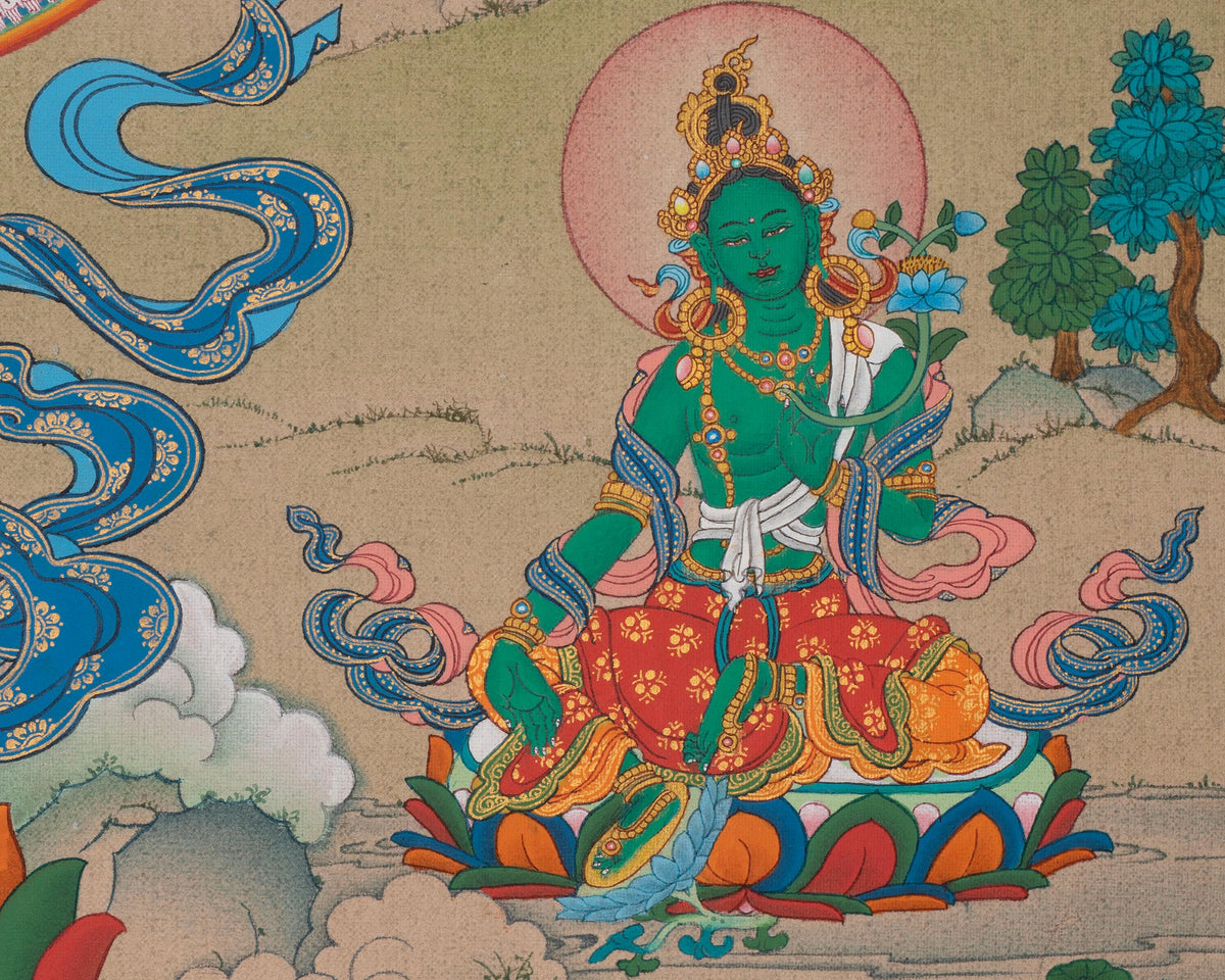 1000-Armed Chenrezig with Other Deities | Sahasrabhuja Avalokiteshvara