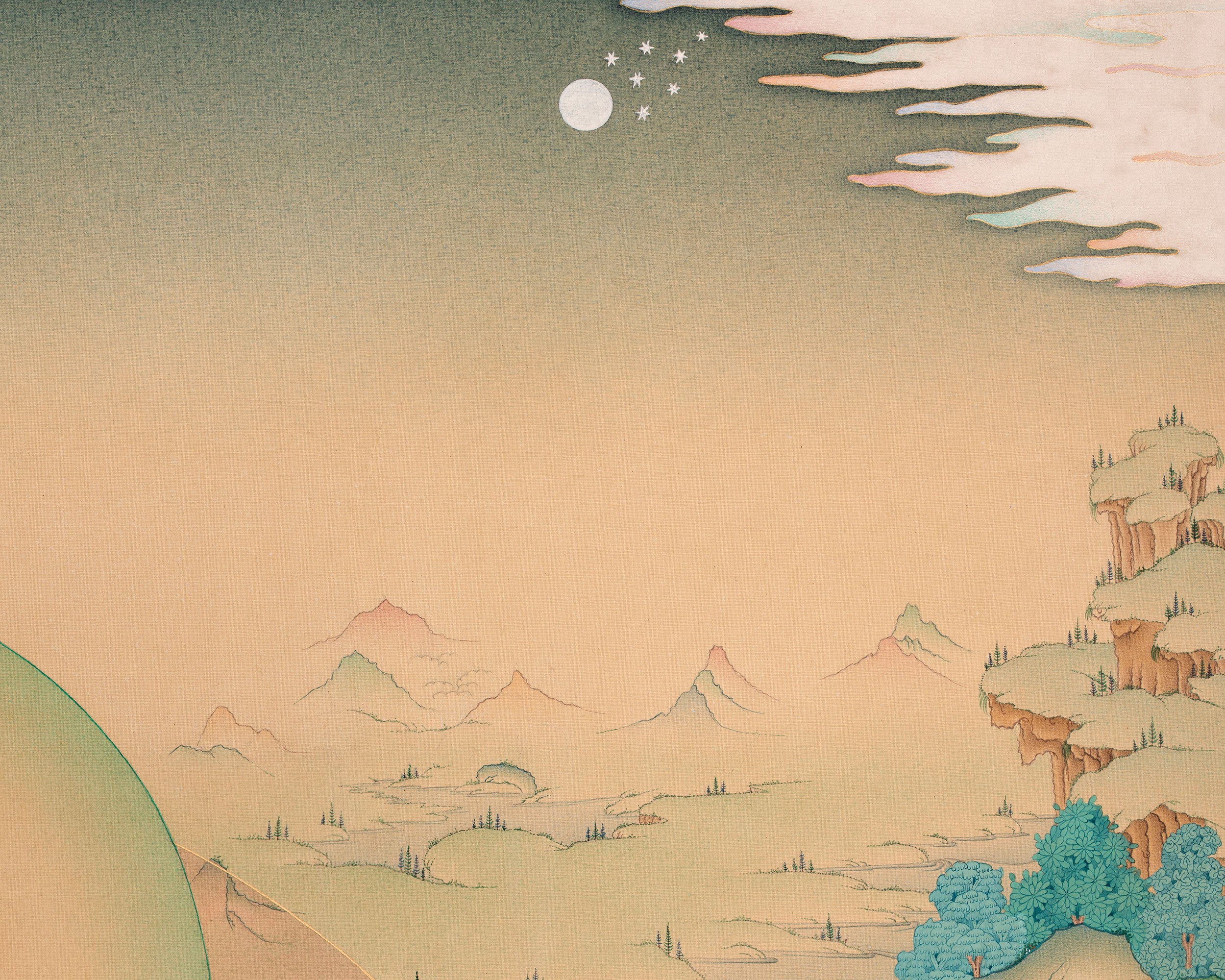 Je Tsongkhapa Tibetan Thangka Painting | High Quality Canvas Print