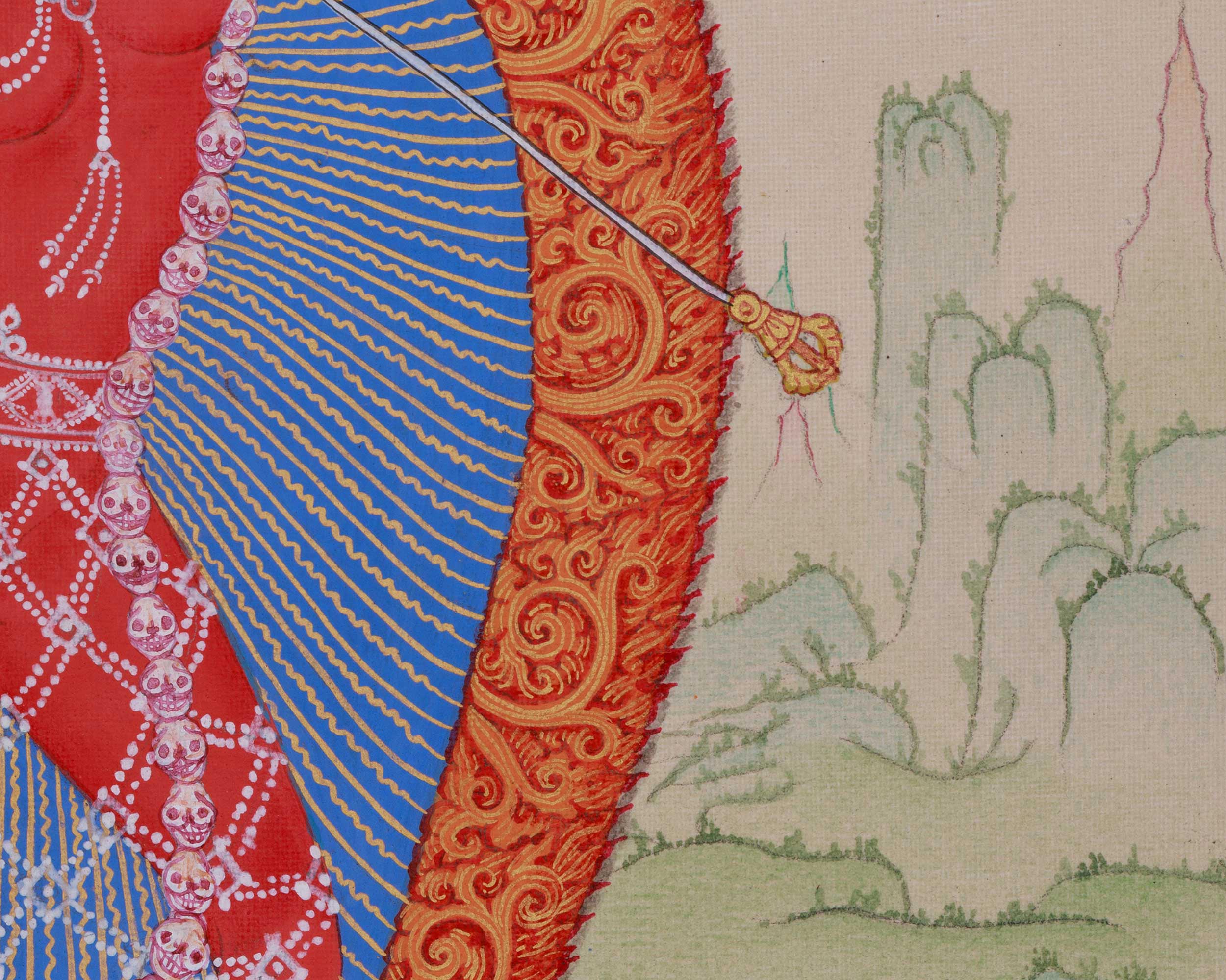 Fierce Vajrayogini Dakini Painting | The Divine Goddess of Wisdom and Power