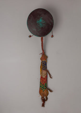 Wooden Damaru Drum | Spiritual Drum for Sacred Buddhist Practices