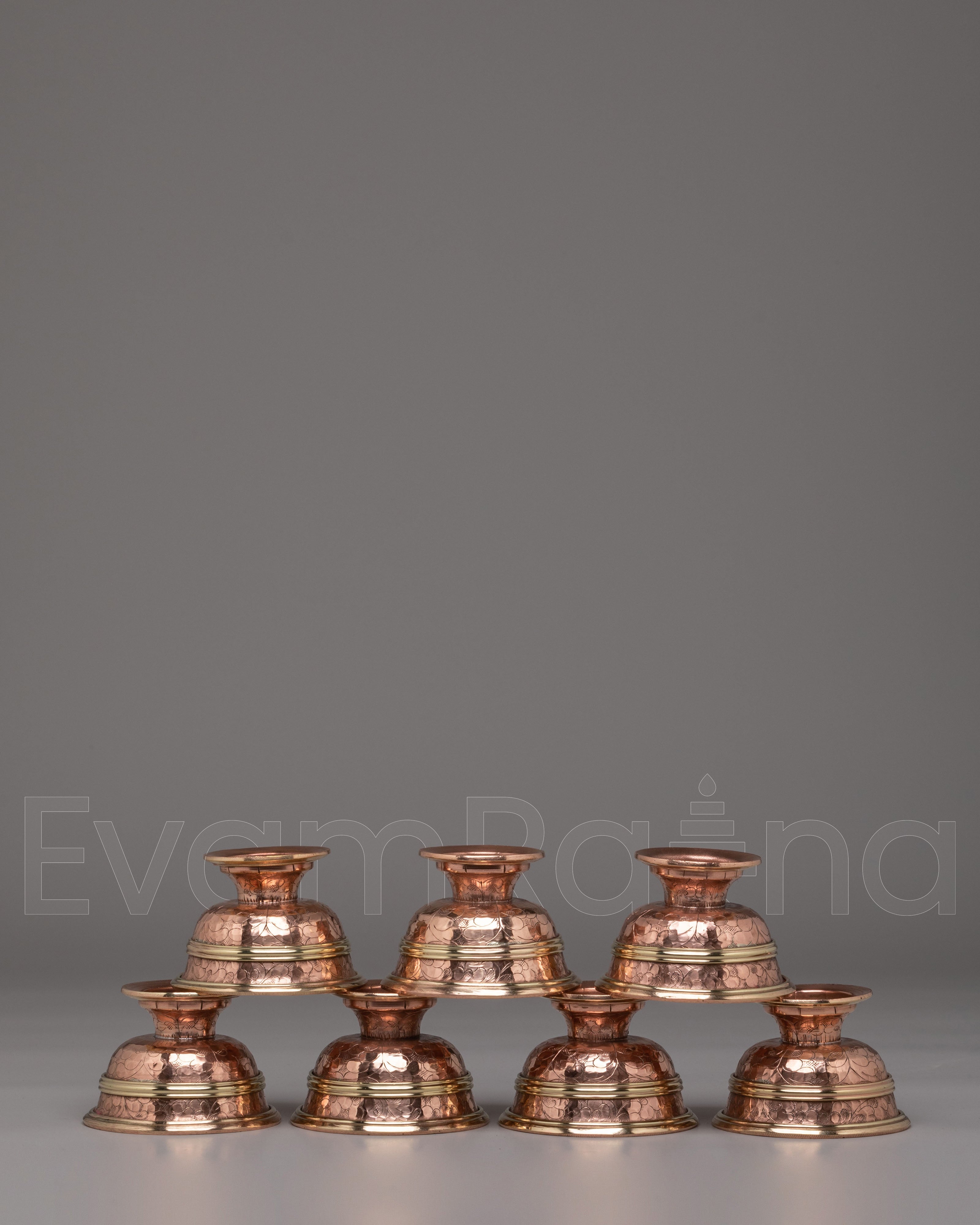 Handcrafted Offering Bowls Set 
