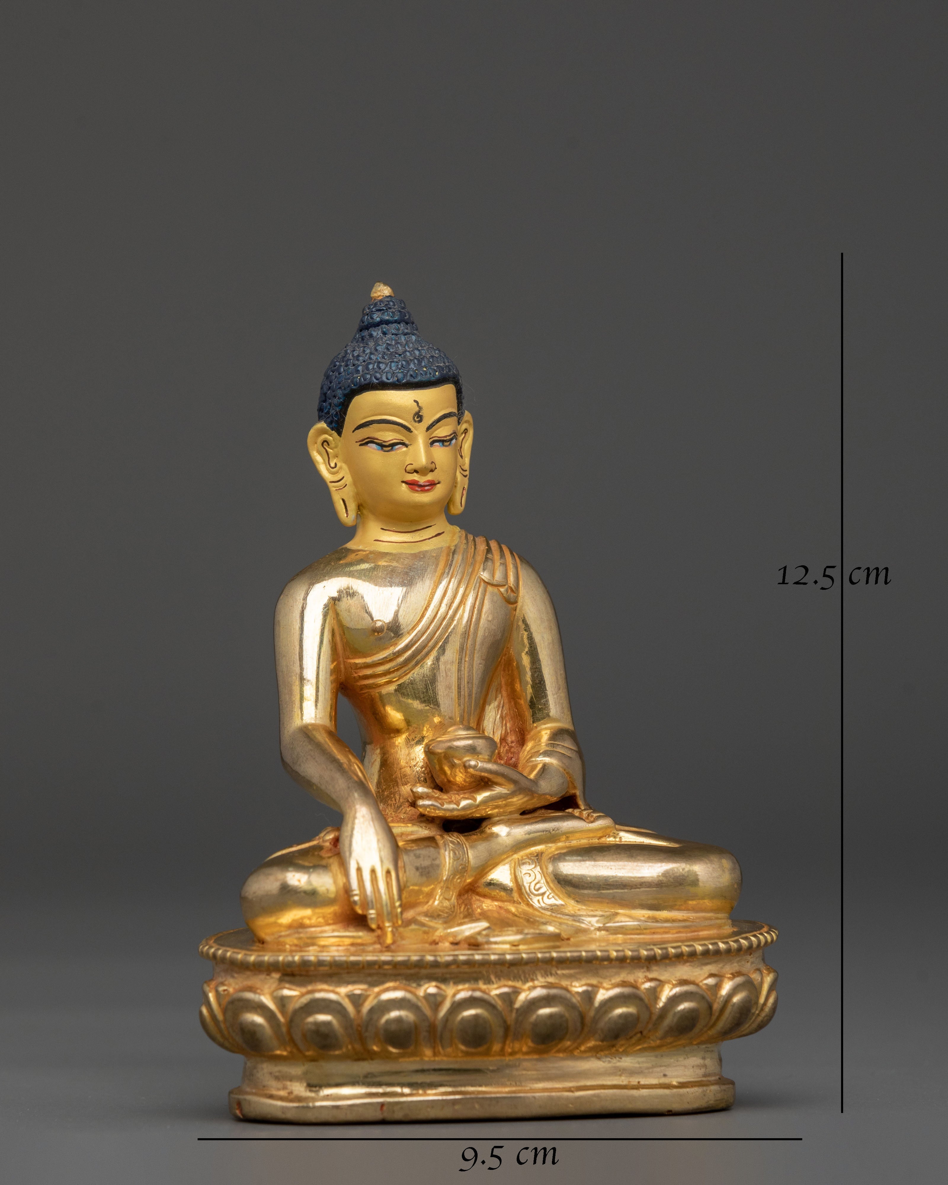 Hand-Carved Shakyamuni Buddha Figurine | Symbol of Enlightenment