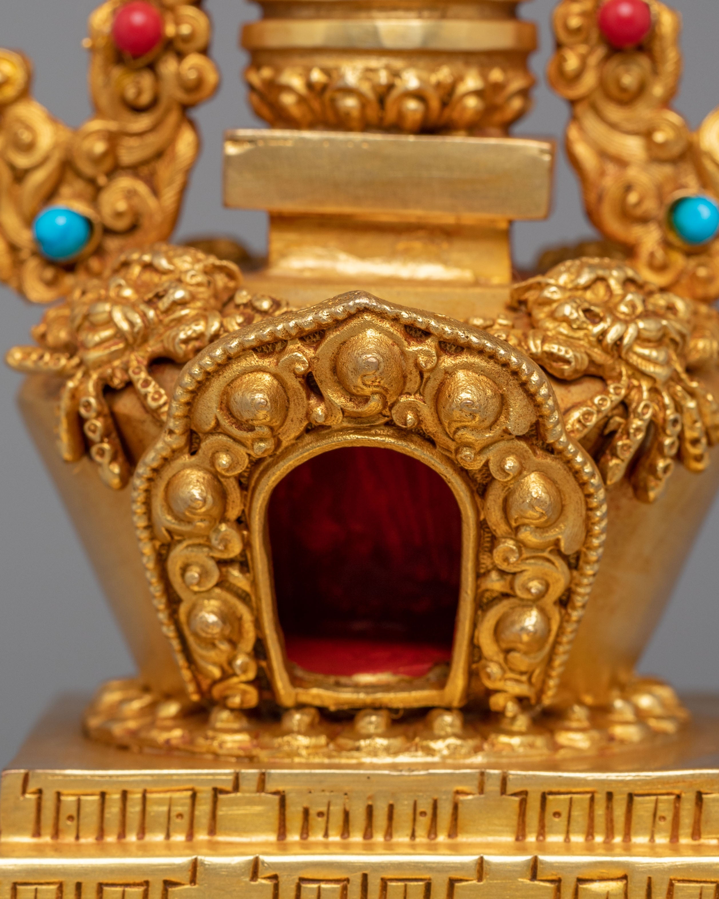 Buddhist Eight Stupa Collection Set | Sacred Ritual Artifact