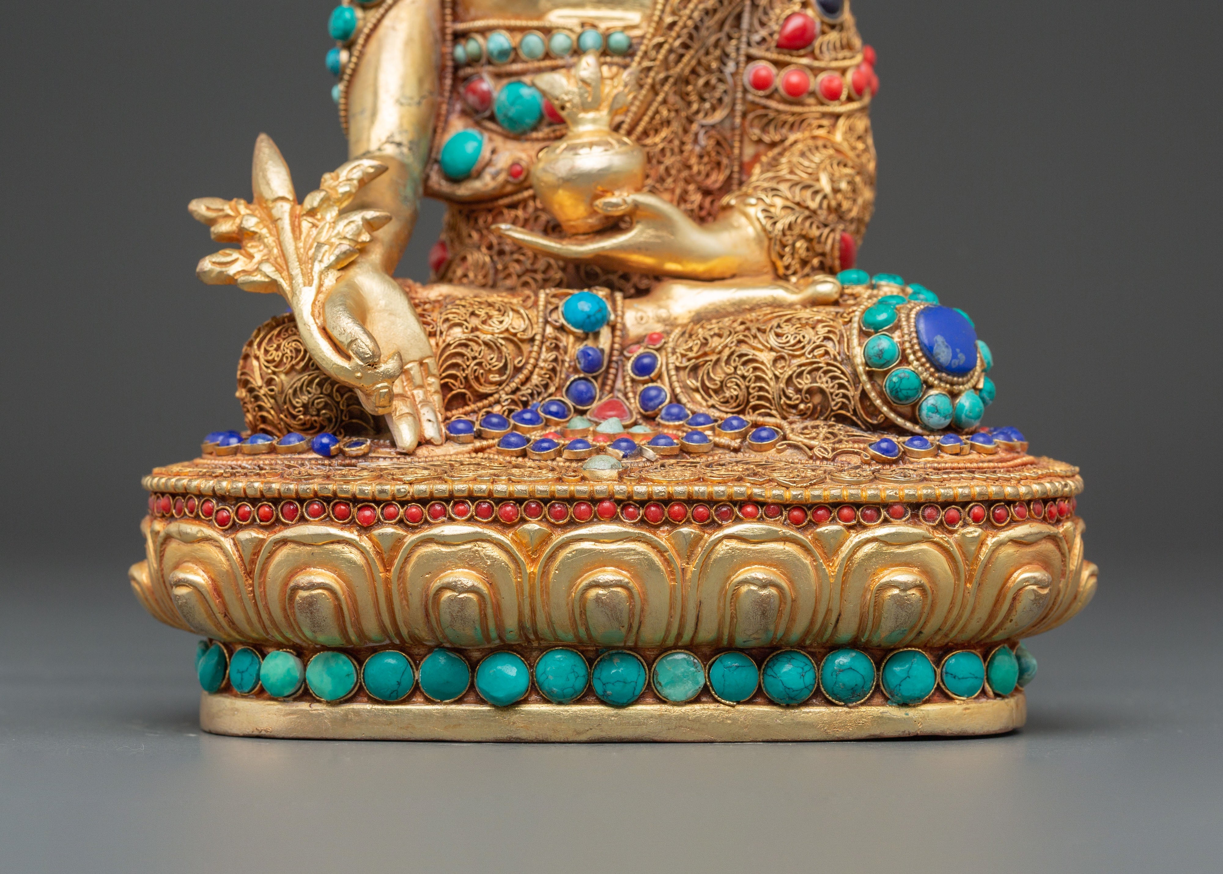 Tibetan Medicine Buddha Figurine | Healing Deity