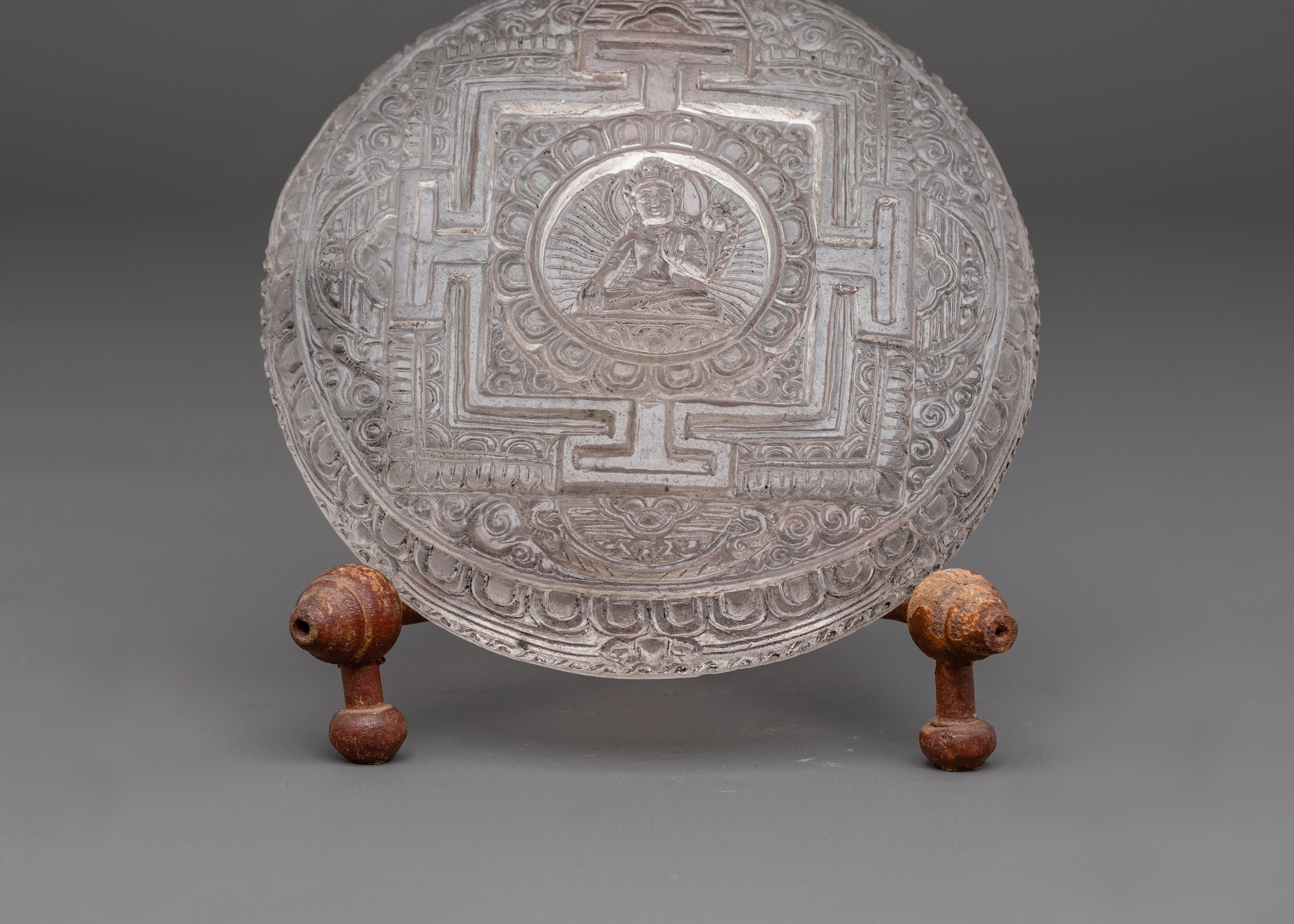 Mandala with Stand | Ganesh Himal Crystal Decor
