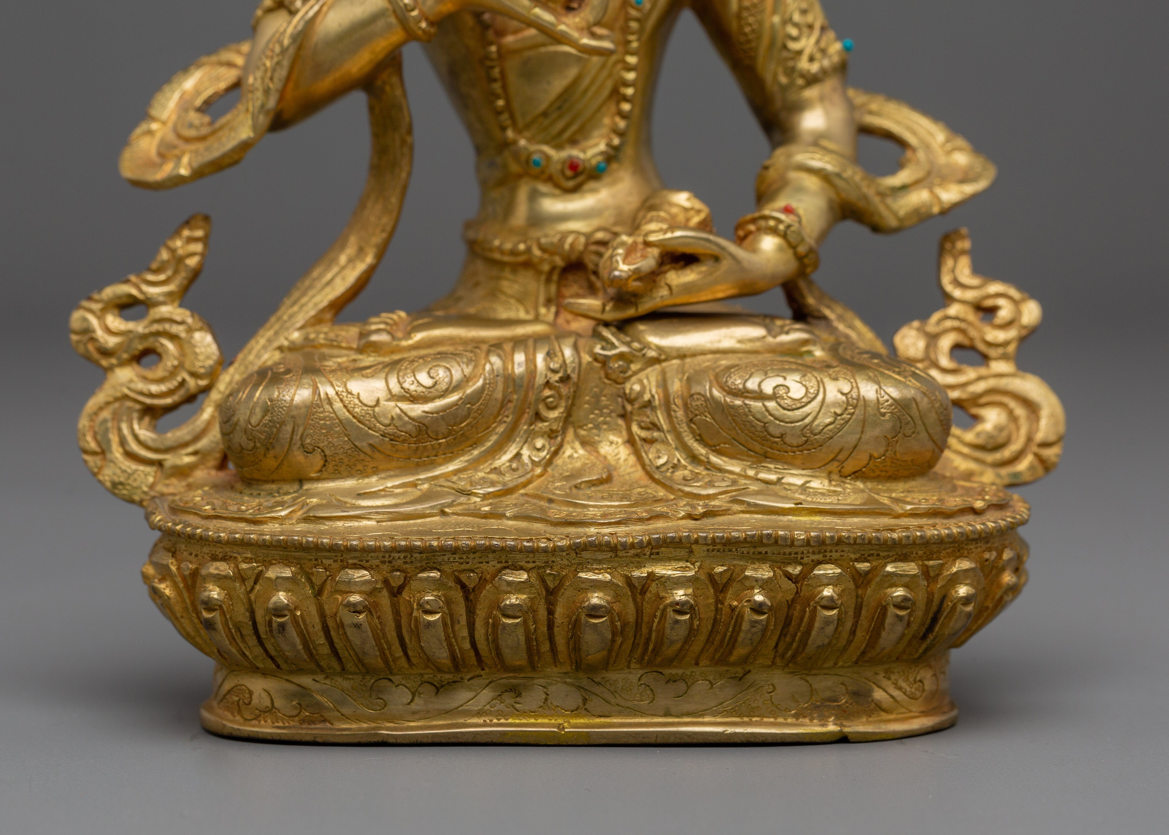 Tibetan Vajrasattva Icon Artwork | Sacred Bodhisattva of Purity