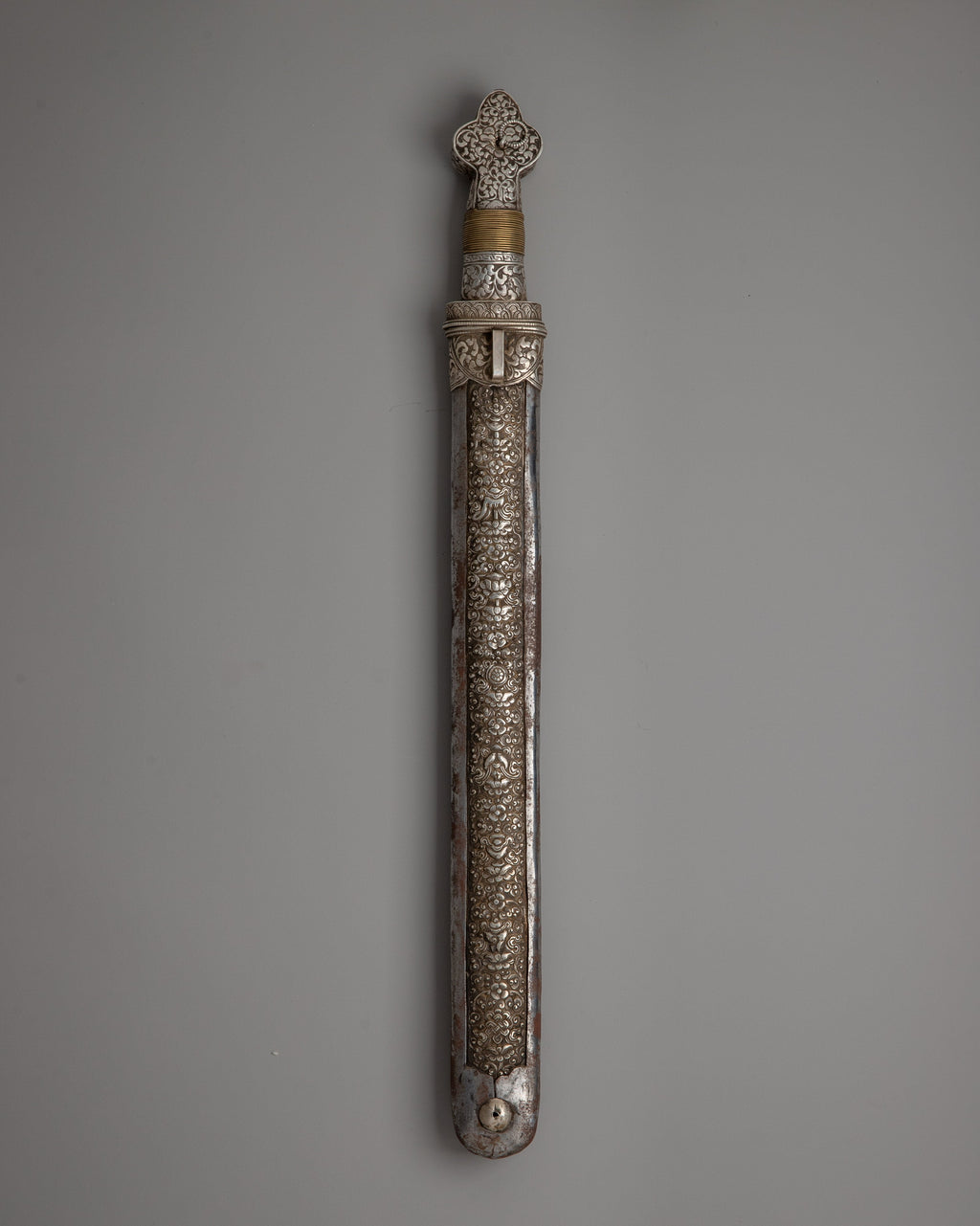 A Vintage Buddhist Ritual Sword for Spiritual Practices and Decor | A
