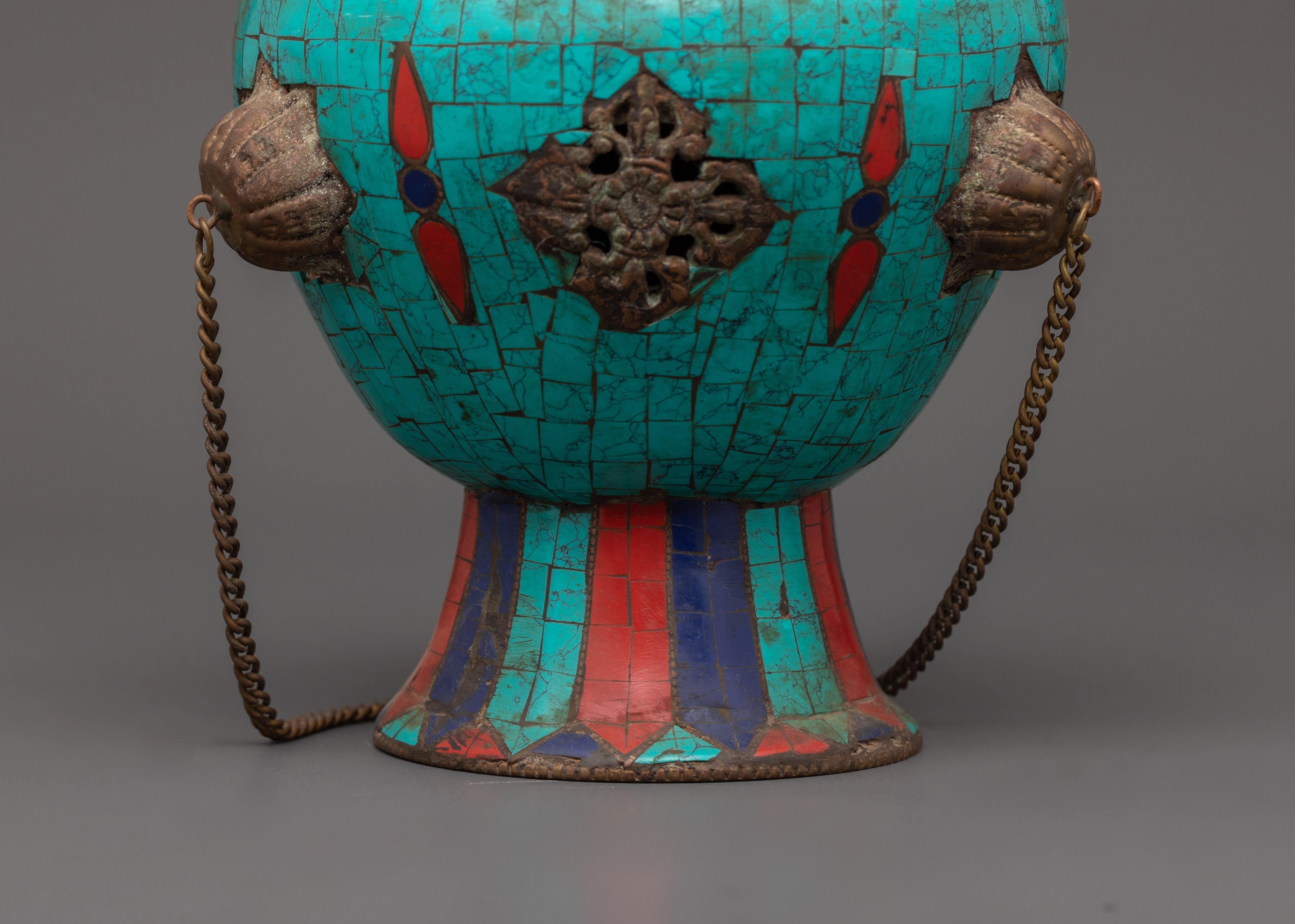 Tibetan Hanging Incense Burner