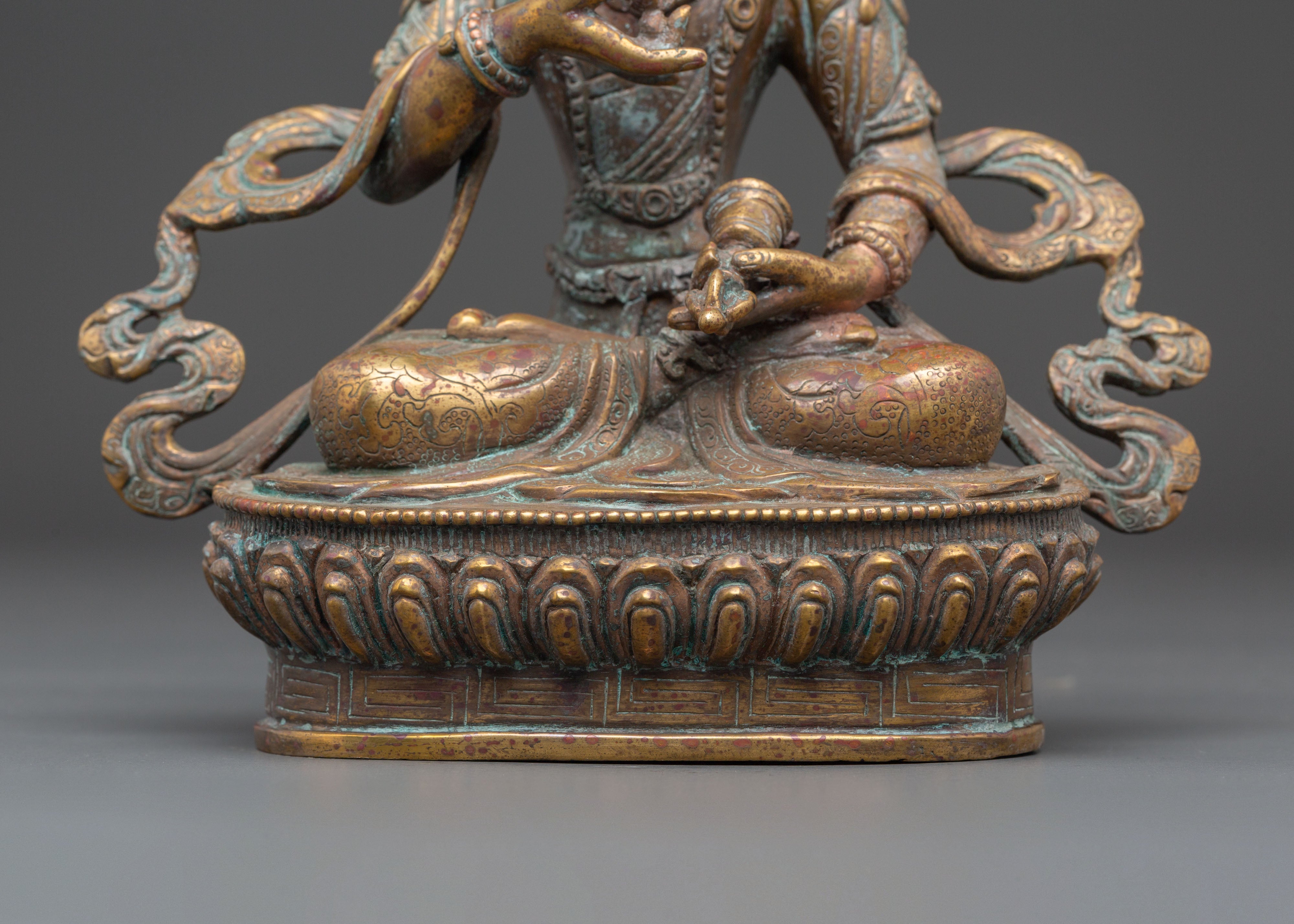Sacred Purification Deity Vajrasattva Statue | Tibetan Buddhist Sculpture