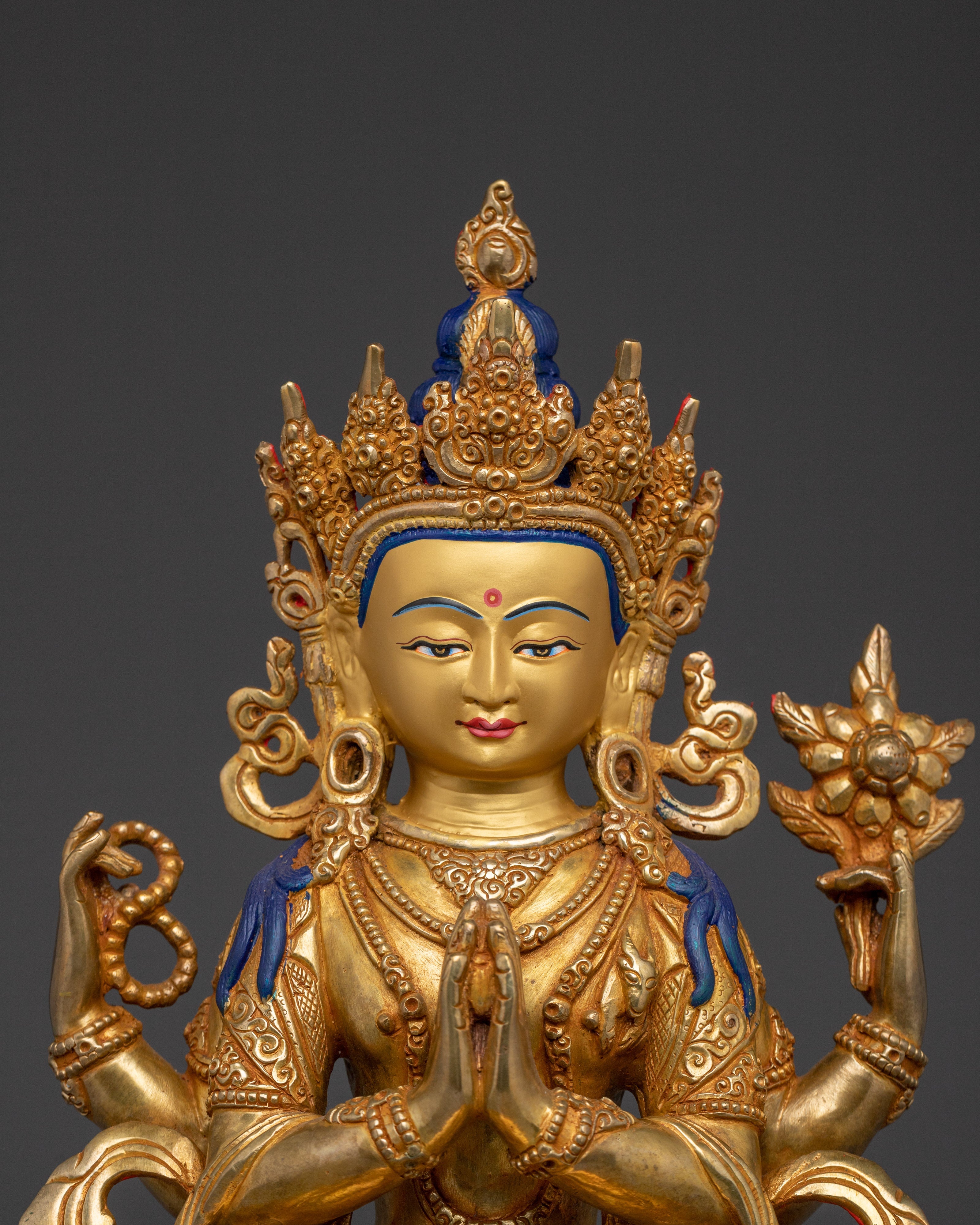 Avalokiteshvara Deity - Bodhisattva of Compassion | Noble Chenrezig Statue