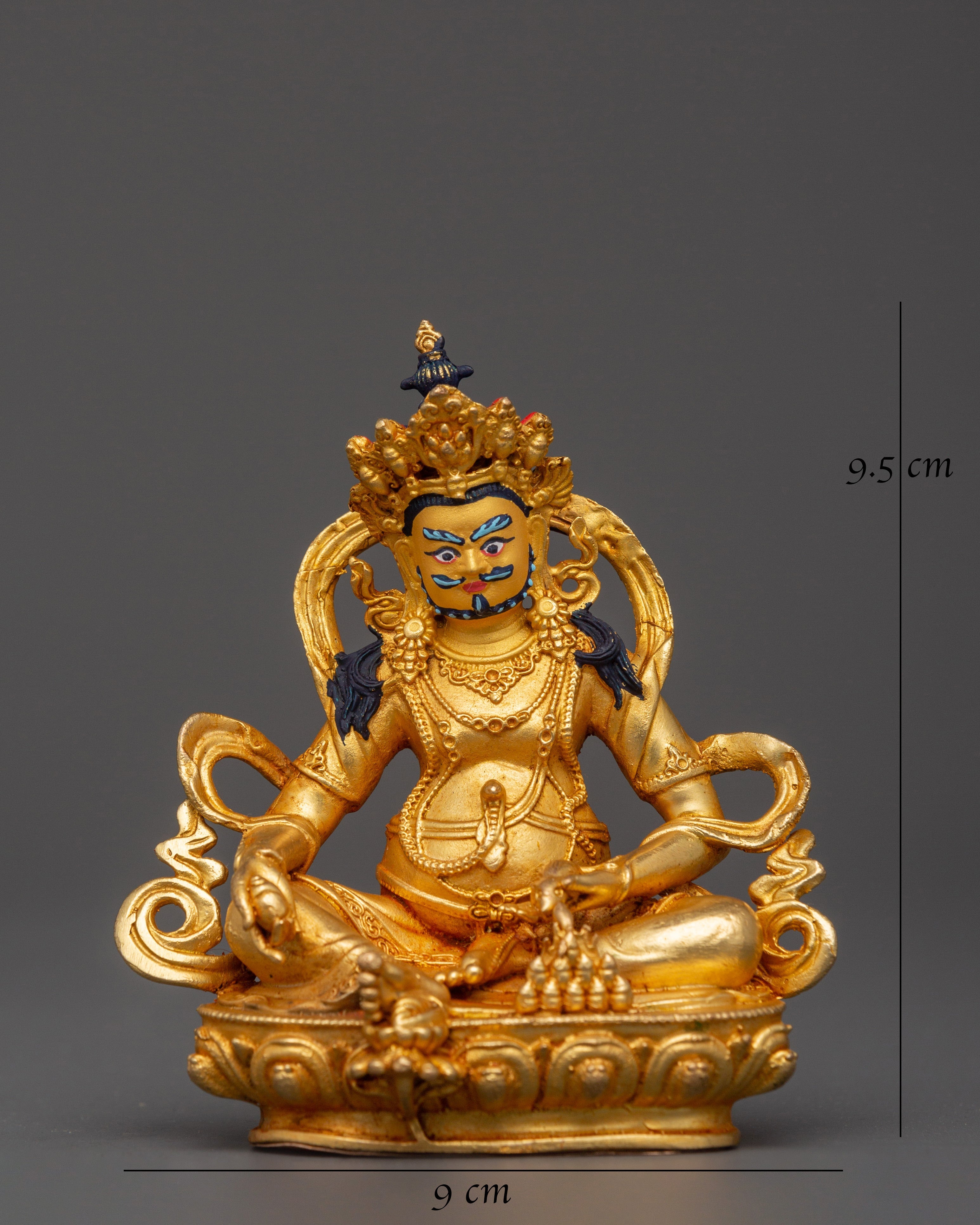 Lord of Wealth Dzambala Statue | Wrathful Fierce Buddhist Sculpture