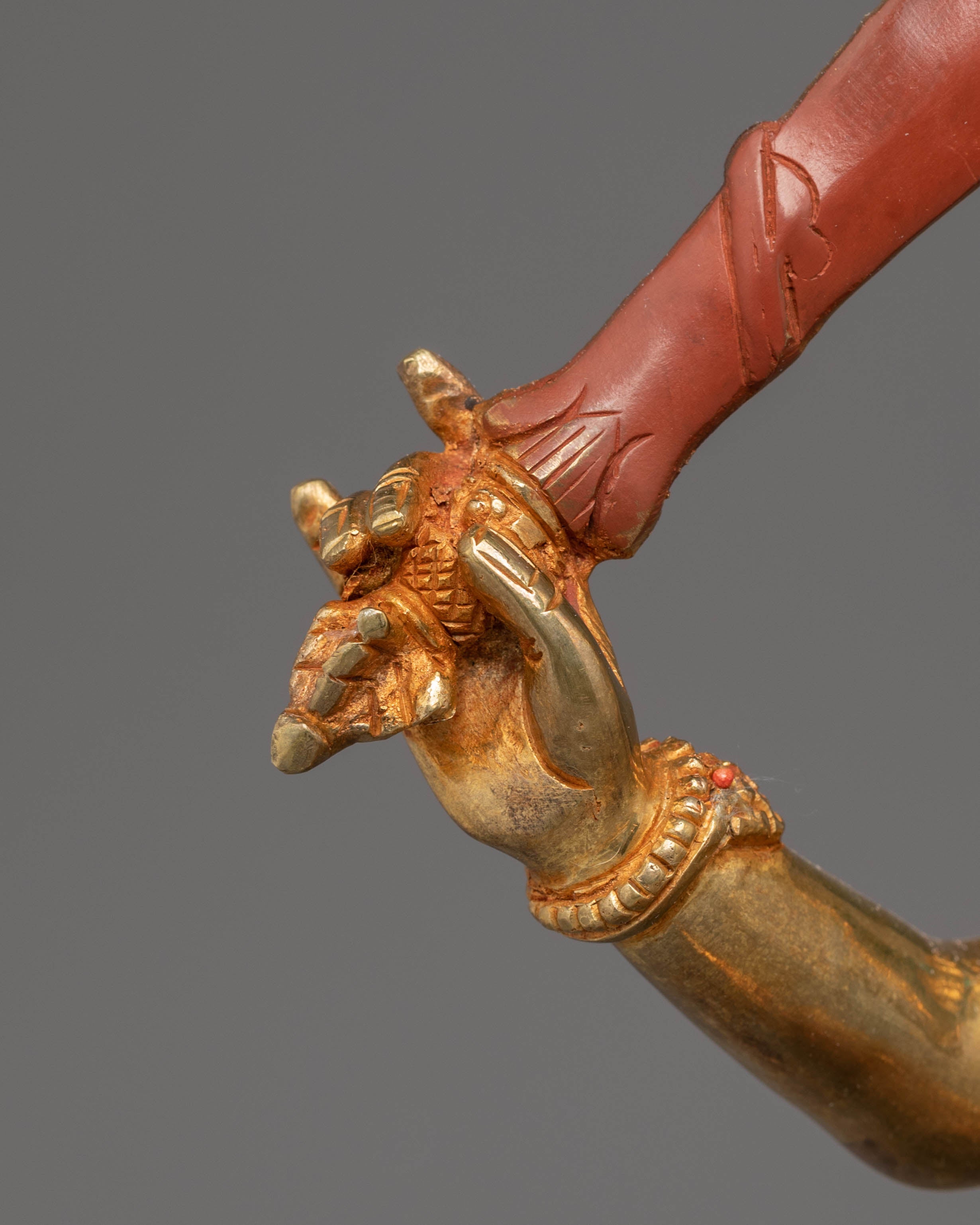 Handmade Bodhisattva Manjushri Statue | Bodhisattva Wisdom Deity