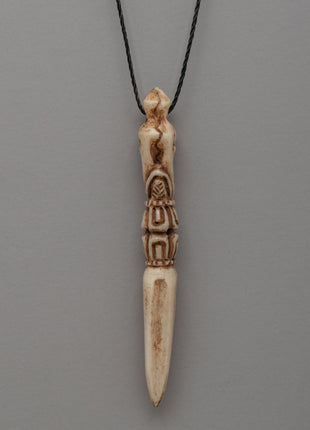 Handmade Buffalo Bone Buddhist Locket | Promotes Peace and Mindfulness
