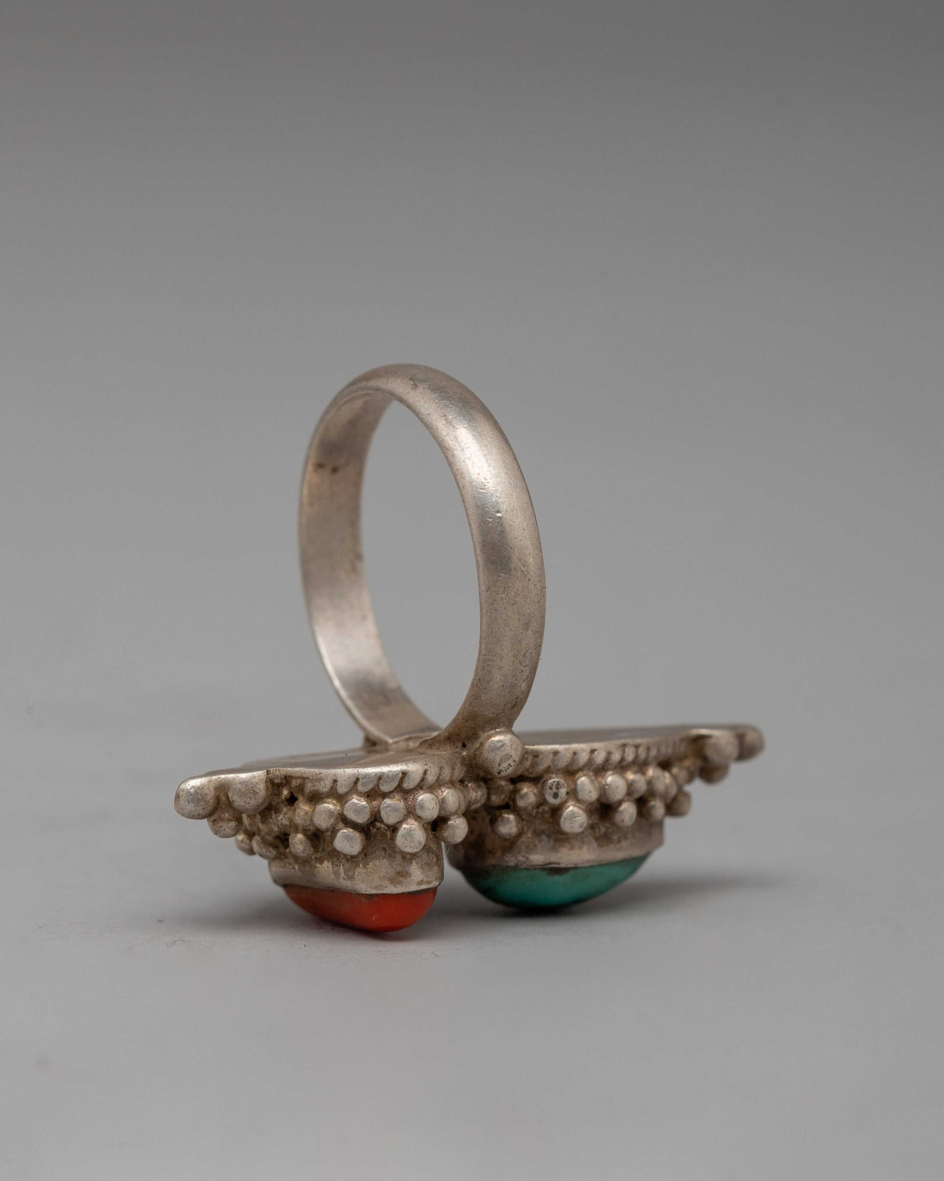 Tibetan-Inspired Handmade Spiritual Ring | Unique Spiritual & Bohemian Style | Gift Ideas