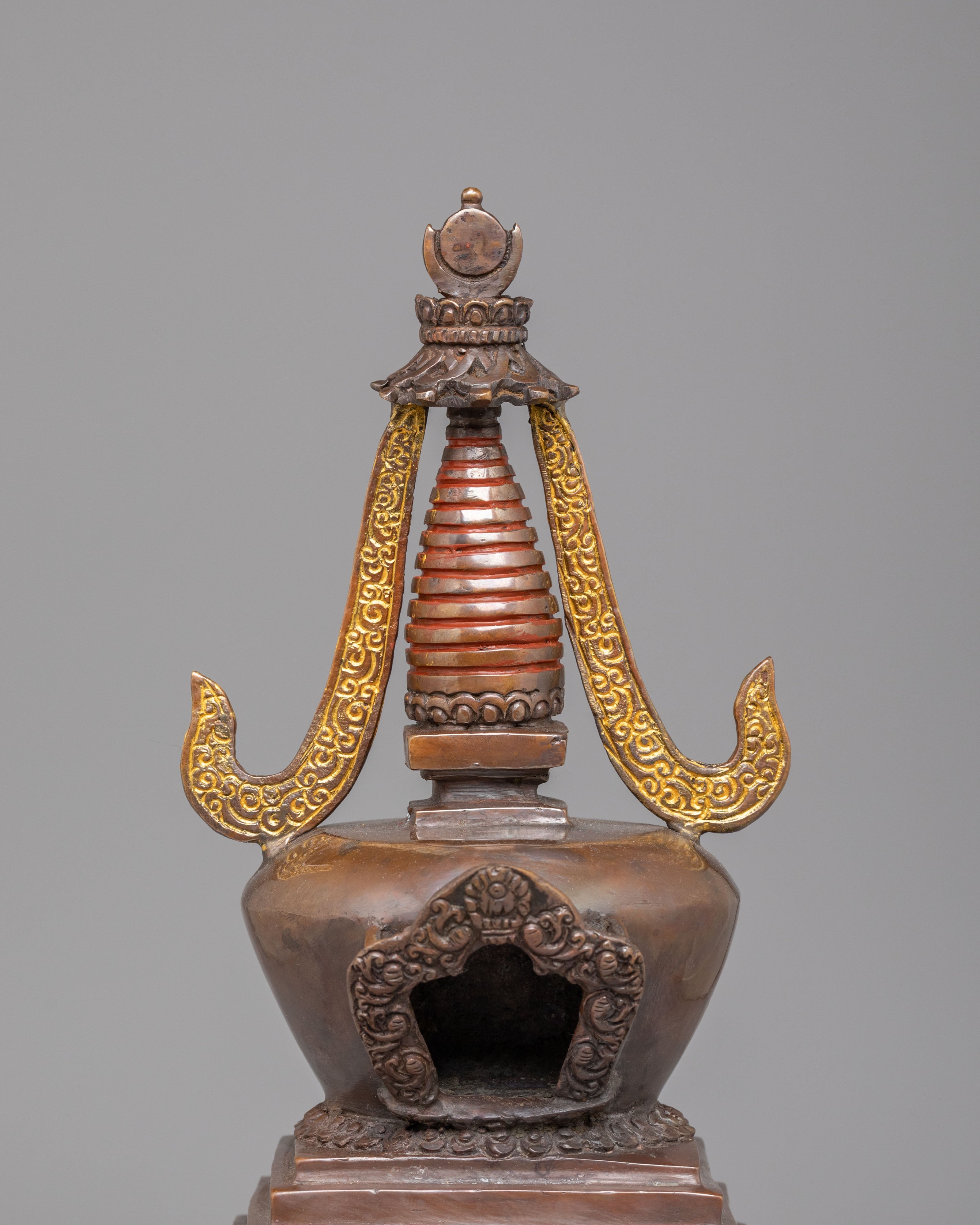 Traditional Buddhist Enlightenment Chorten | Symbolic Stupa
