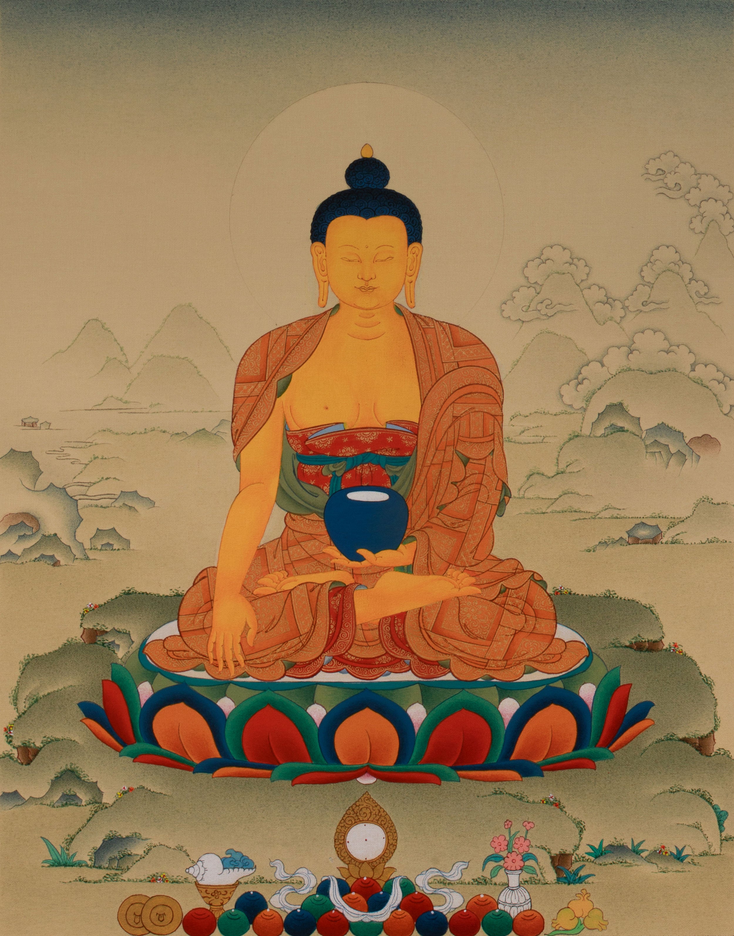 Traditional Process of the Shakyamuni Buddha Artwork | Historical Buddha