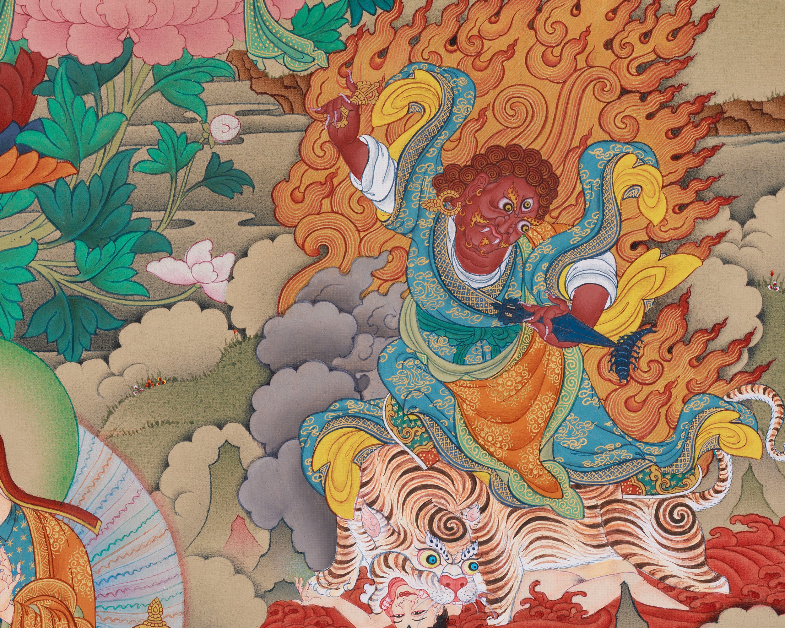 Guru Sangye Painting | Divine Buddhist Art of Guru Rinpoche’s Enlightened Form