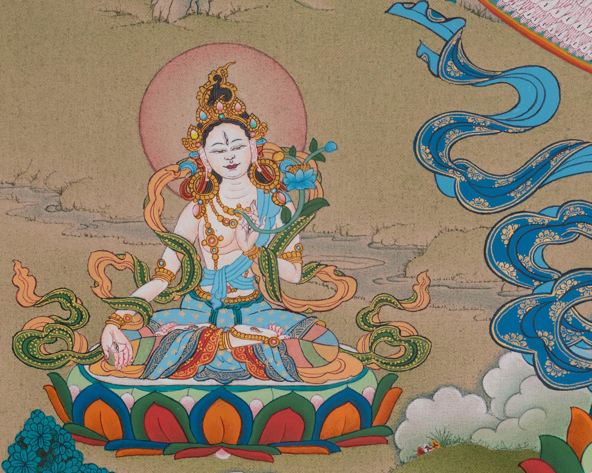 1000-Armed Chenrezig with Other Deities | Sahasrabhuja Avalokiteshvara