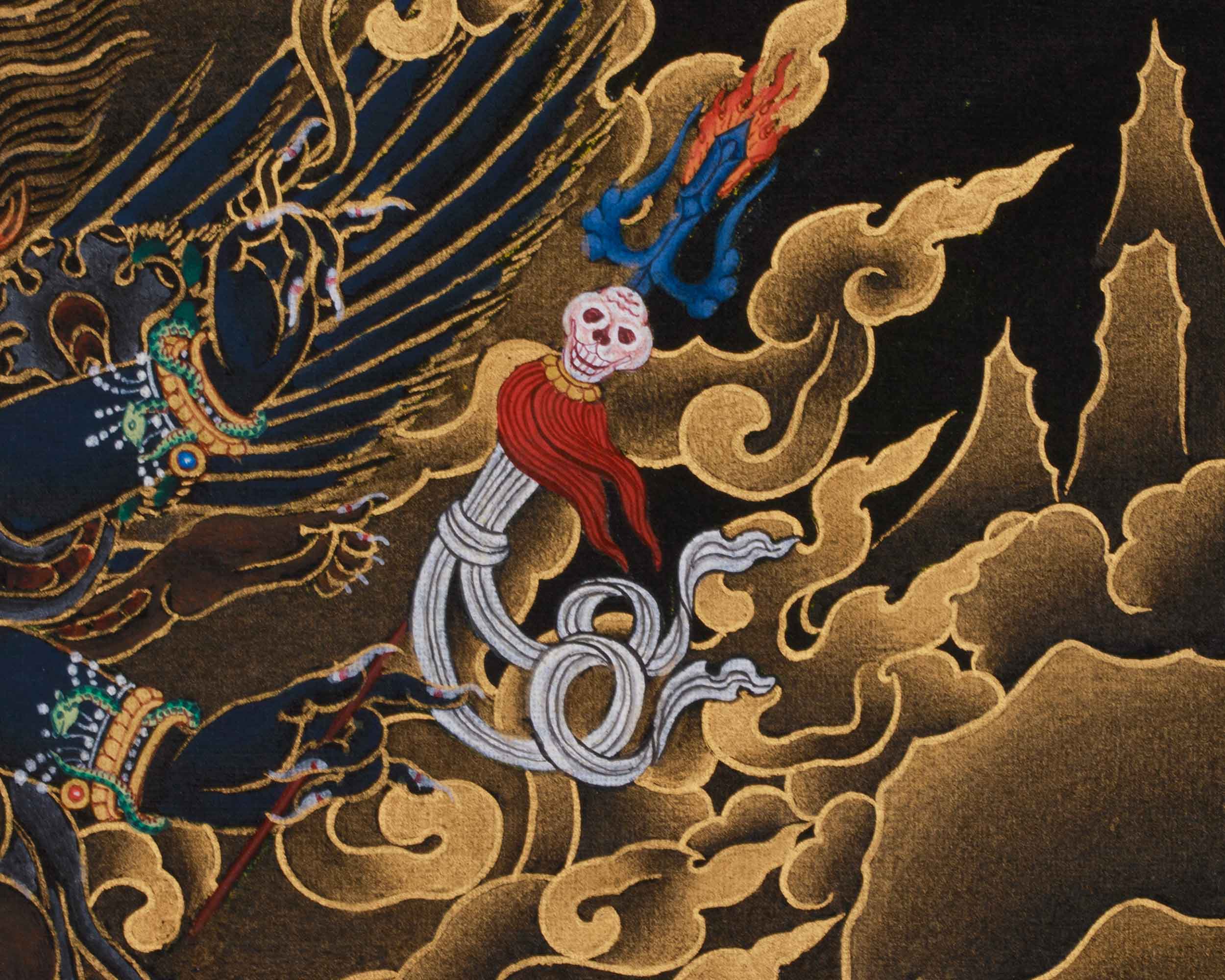 Wrathful Vajrakilaya Thangka | Transmutation of Negativity