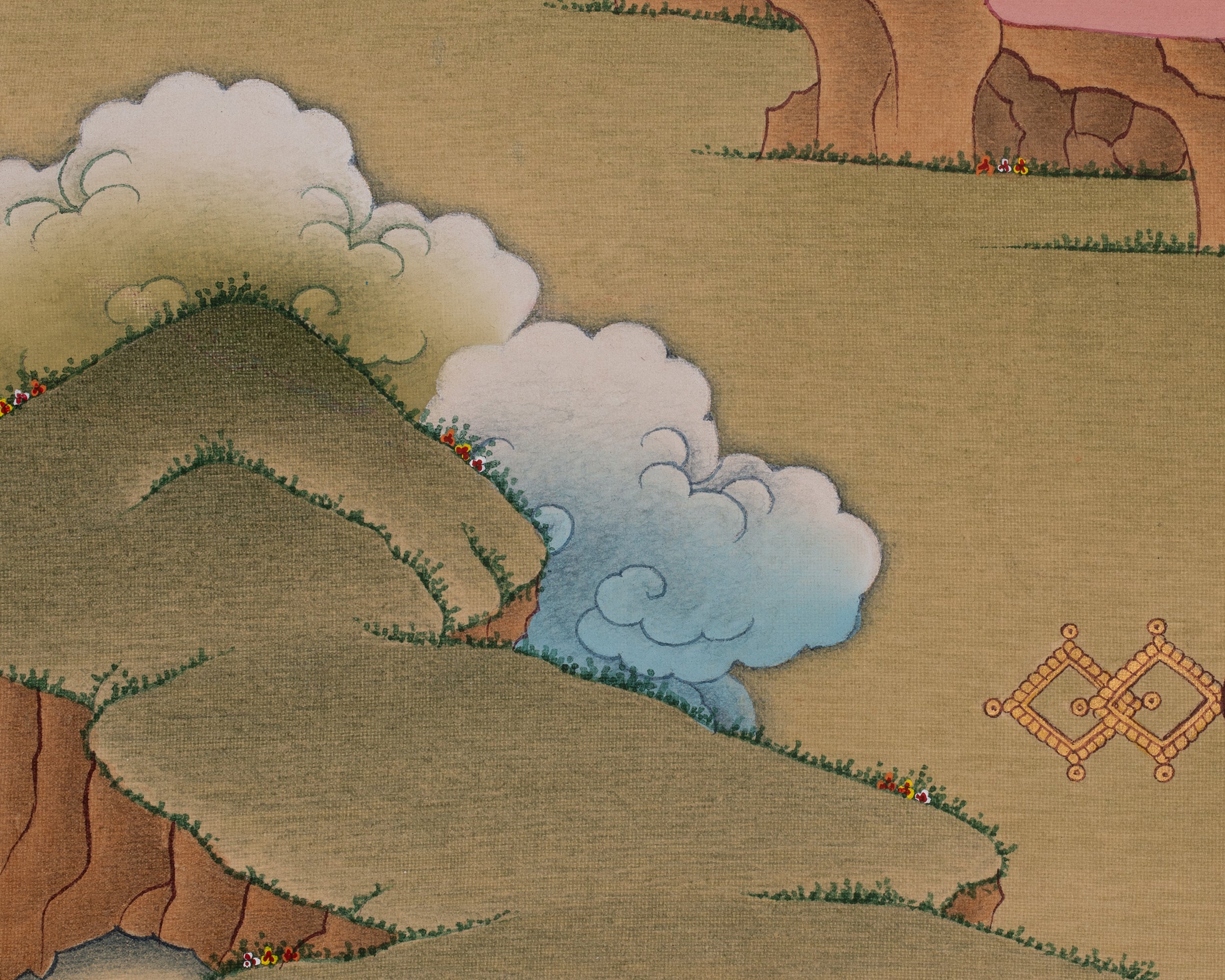 Medicine Buddha Meditation Art | Bhaisajyaguru Thangka | Healing Deity