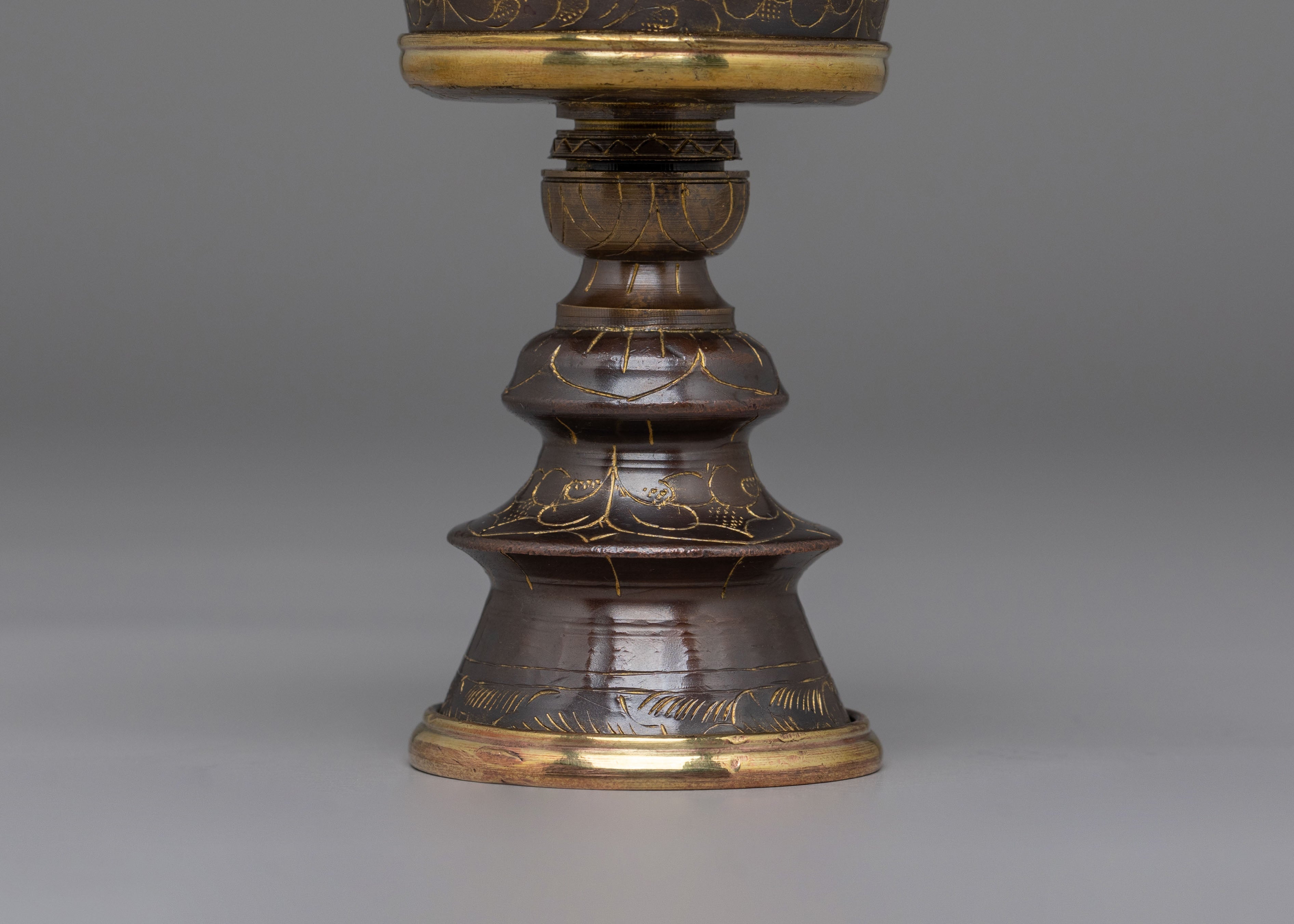 Sacred Butter Lamp for Tibetan Rituals | Handcrafted Ritual Offering Light