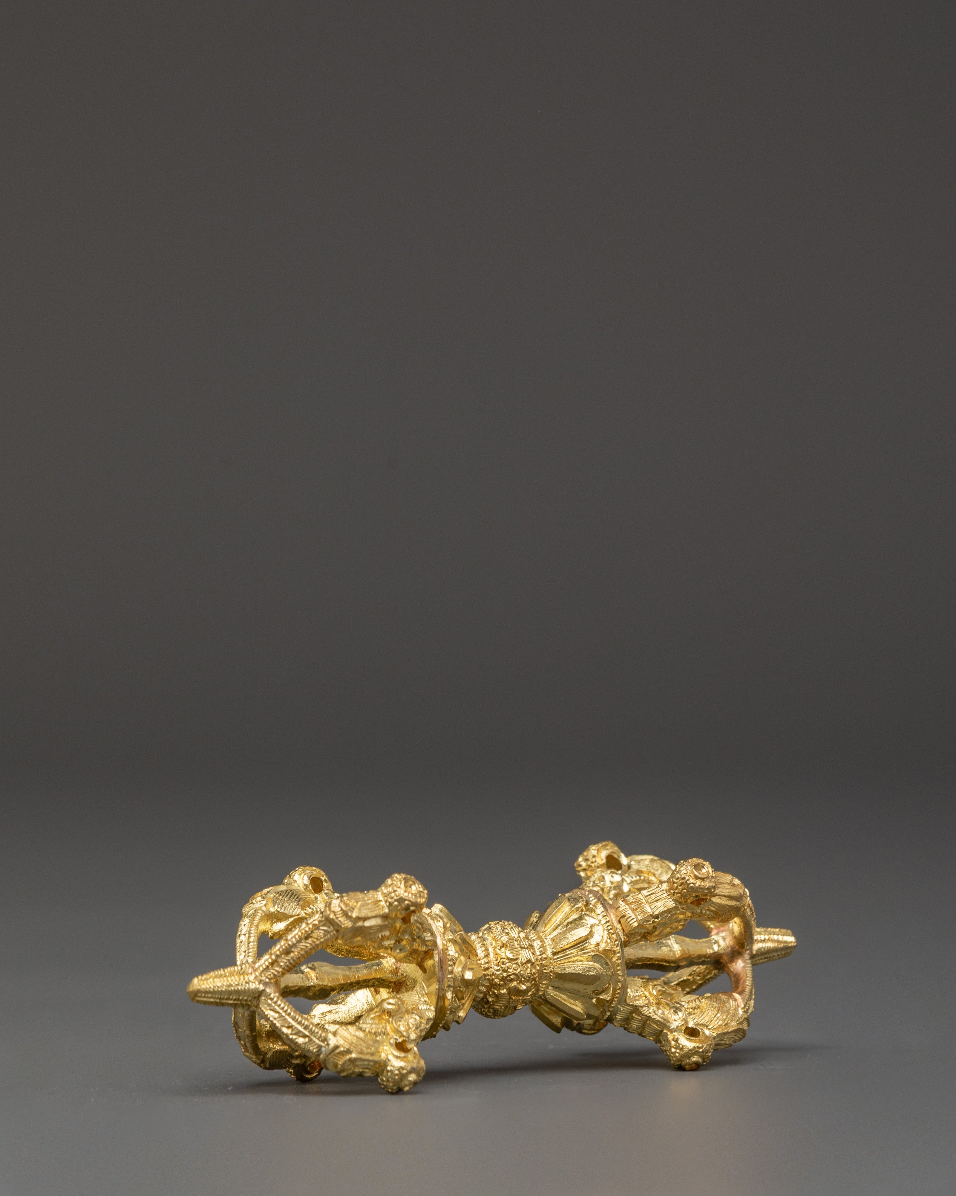 Traditional Tibetan Bell and Vajra Set | Handcrafted Ritual Tools