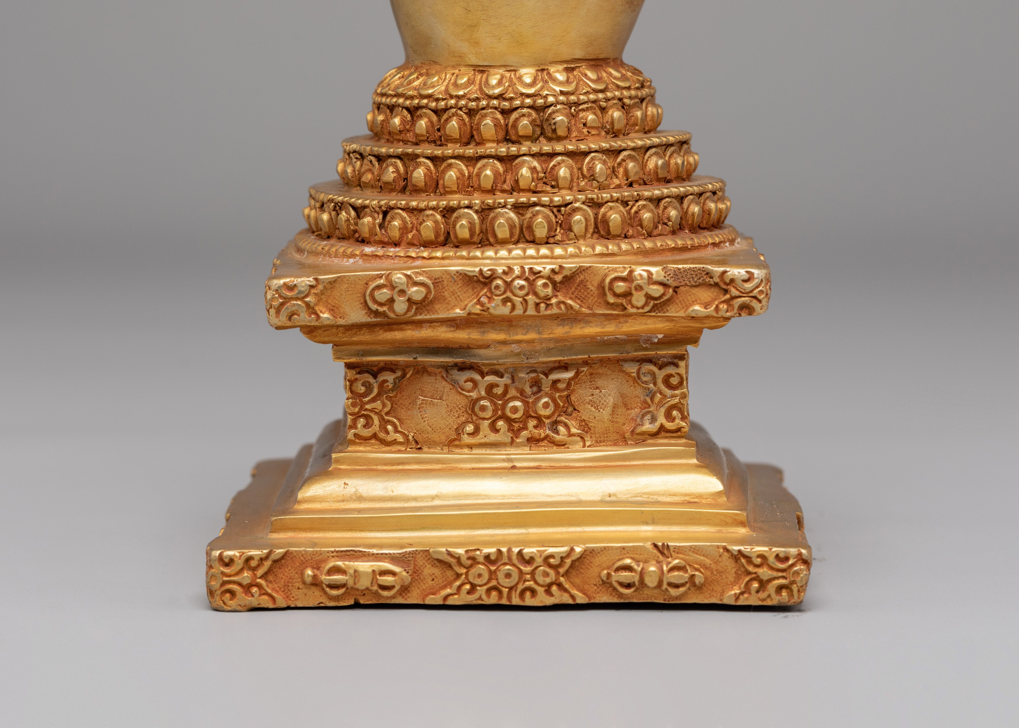 Handmade Tibetan Stupa for Rituals | Sacred Buddhist Altar Decor