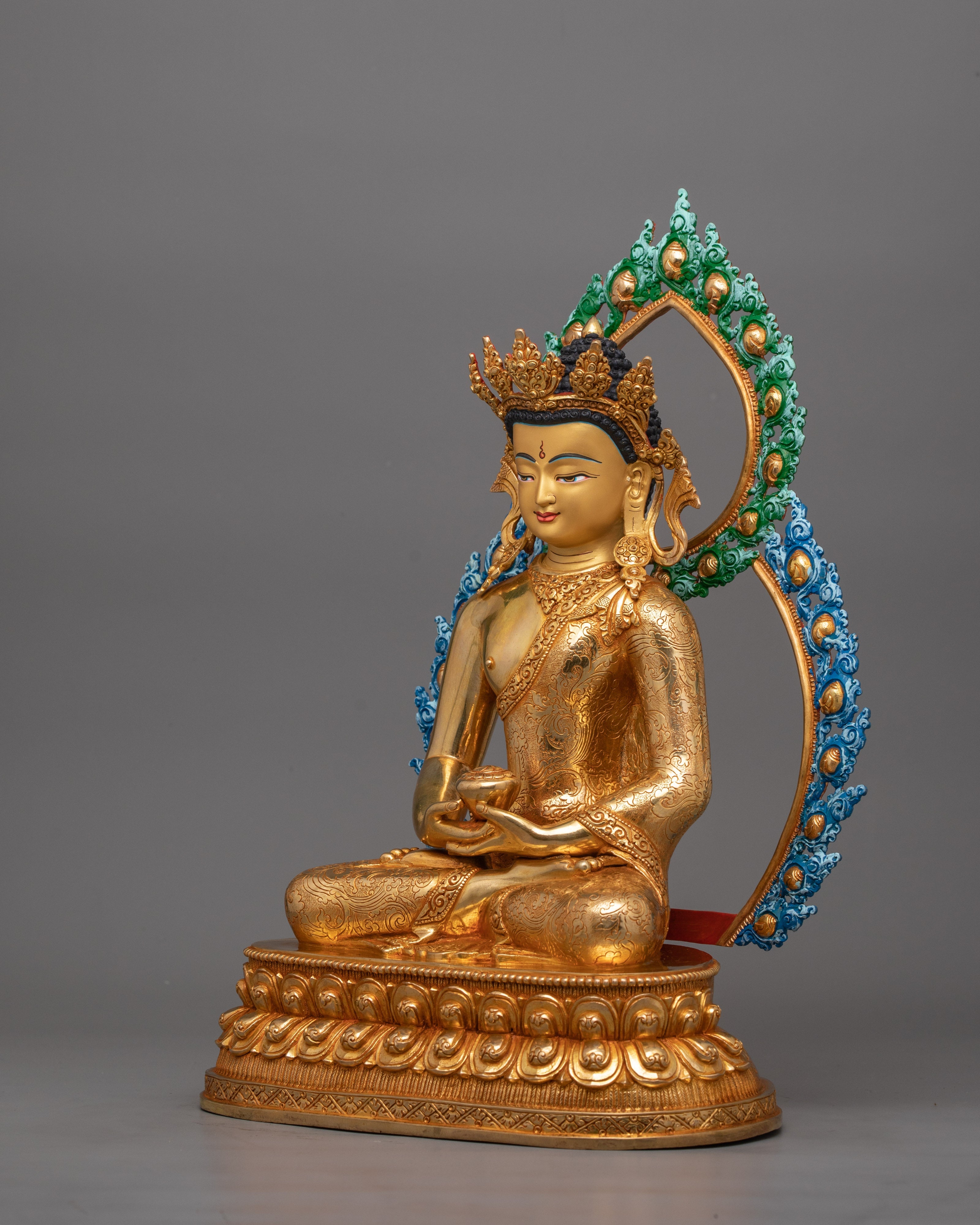 Sacred Amitabha Infinite Light Buddha Statue | Guide to the Pure Land