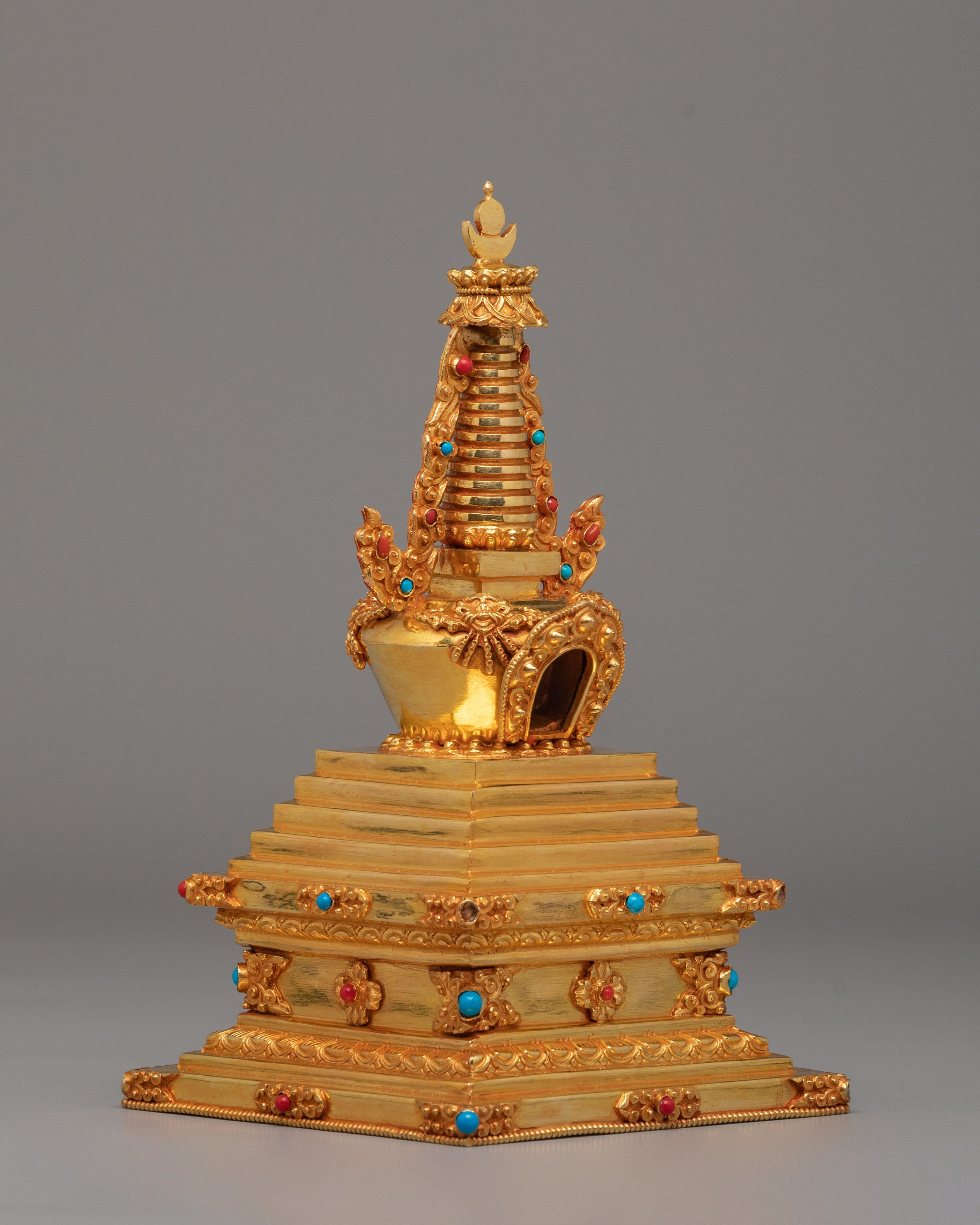 Jangchub Stupa Tibetan Monument | Traditional Tibetan Buddhist Shrine Decor