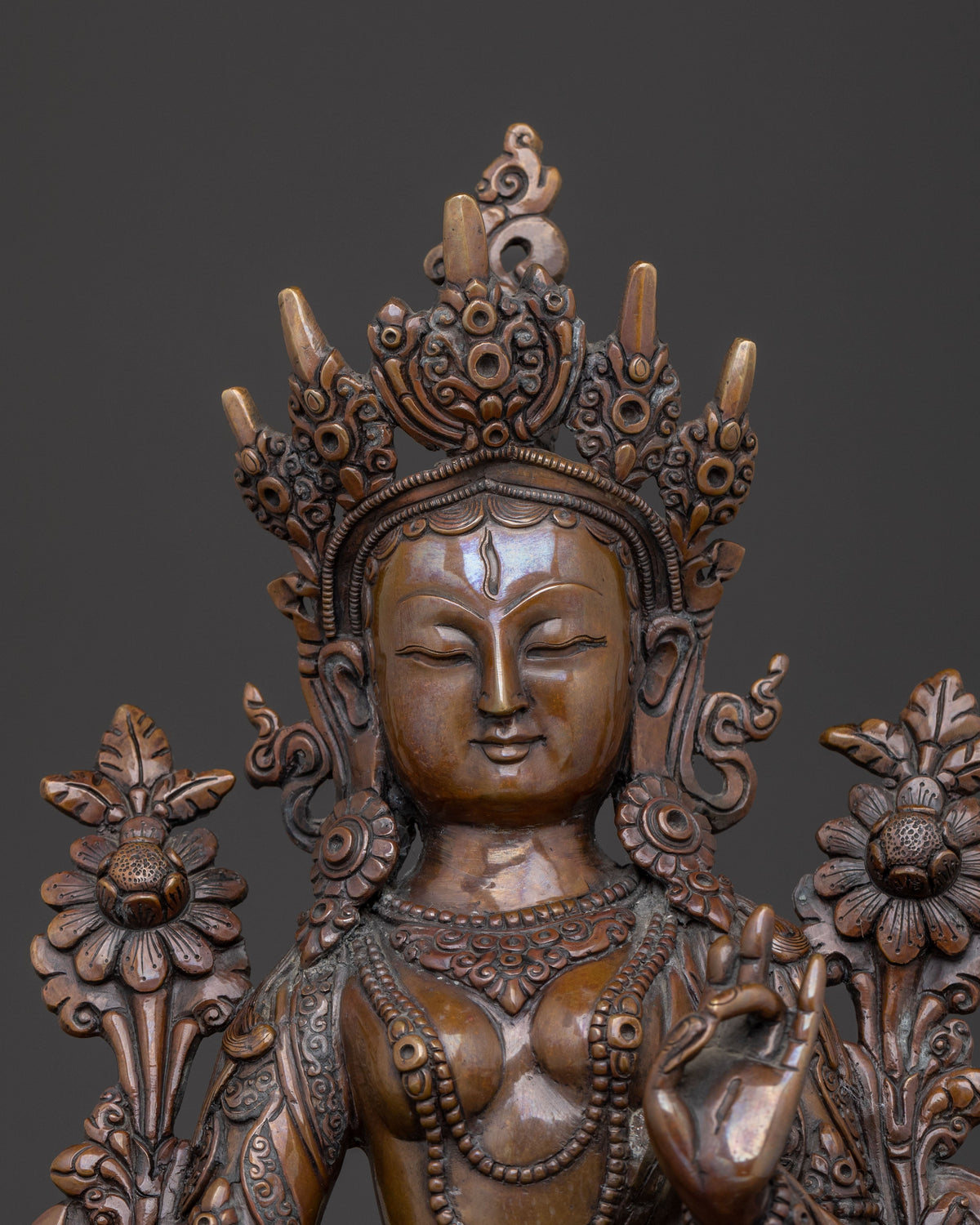 White Tara Spiritual Deity Statue | Embodiment of Compassion, Healing, and Longevity
