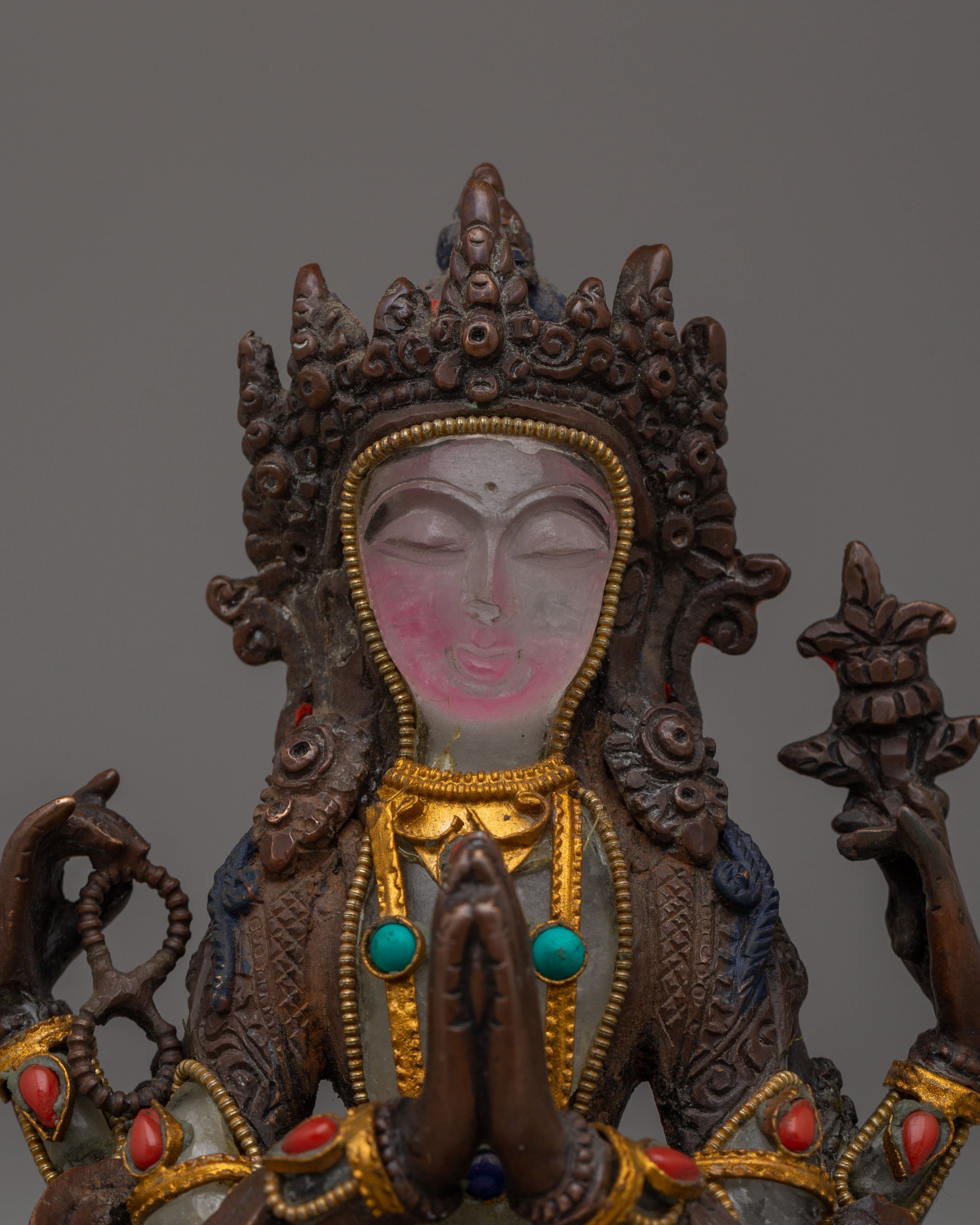 Bodhisattva Chenrezig Nepal Statue | Divine Representation of Compassion and Peace