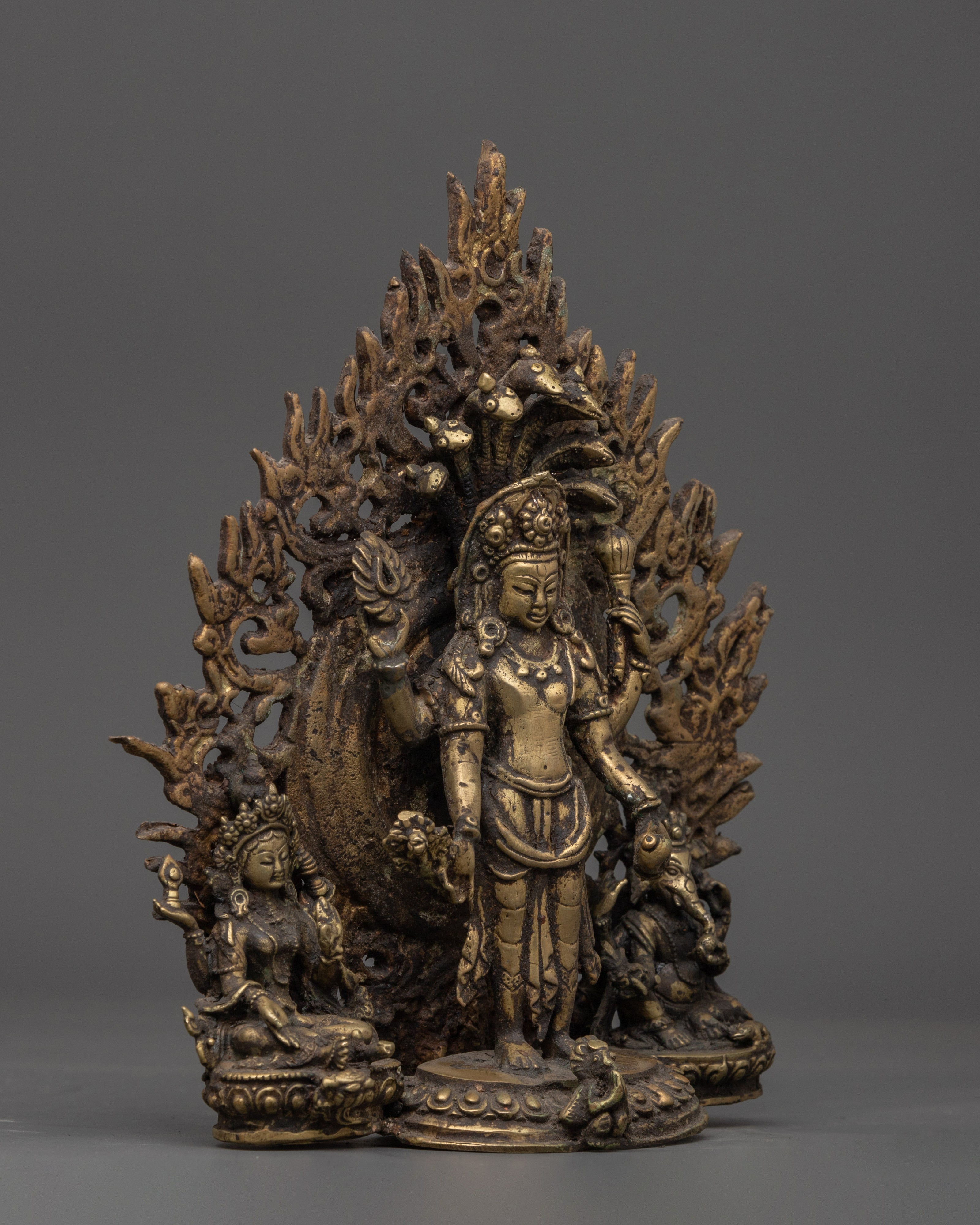 Handcrafted Vishnu Sculpture | Divine Deity of Harmony and Preservation