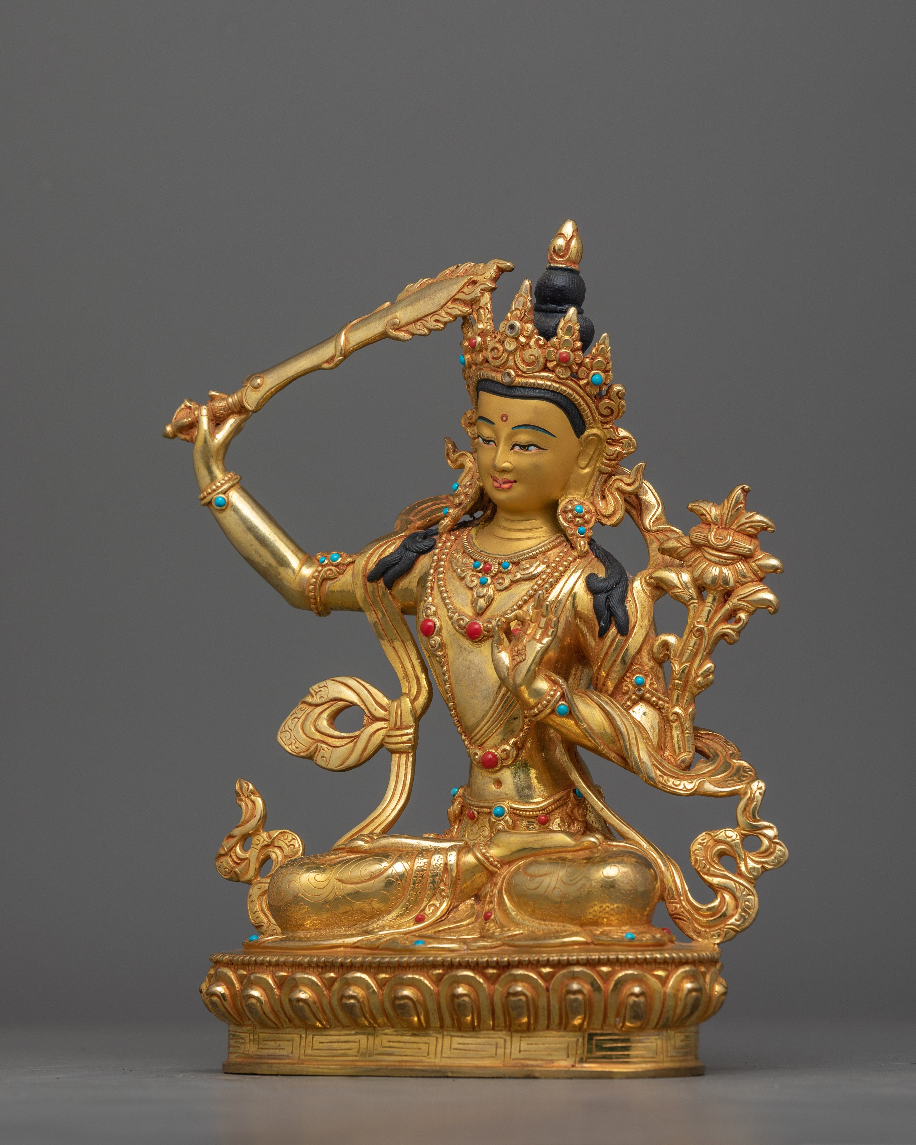 Manjushri Statue Protector of Scholars | Embodiment of Knowledge