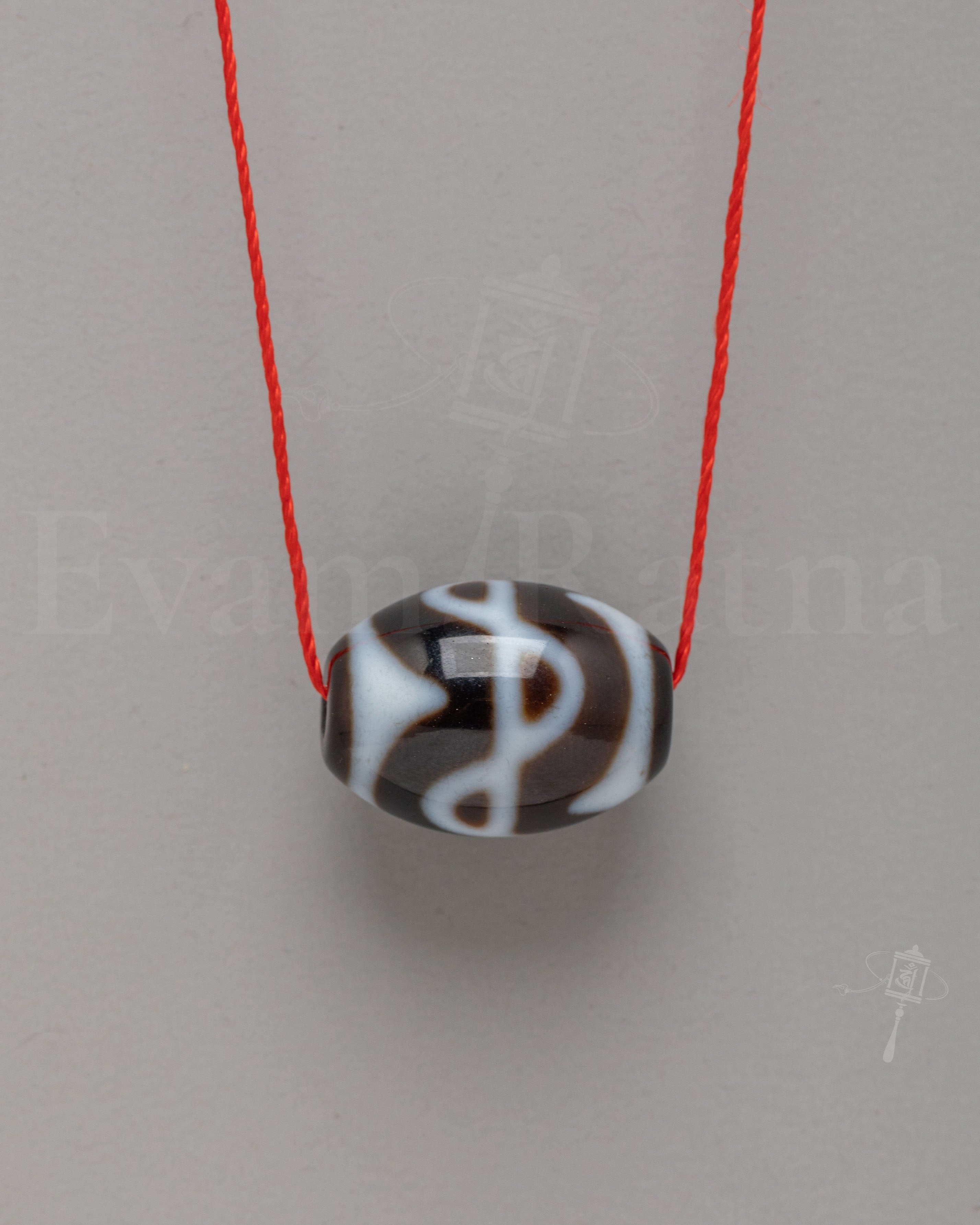 Spiritual Dzi Bead Locket | Handcrafted Spiritual Necklace