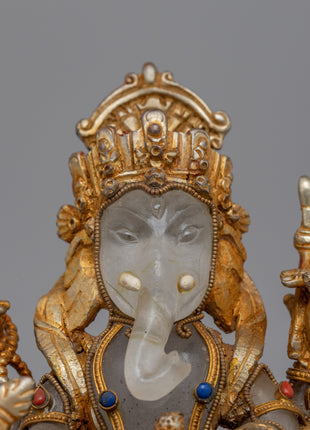 Elephant-Headed Ganesha Statue | God of Prosperity, Success, and New Beginnings