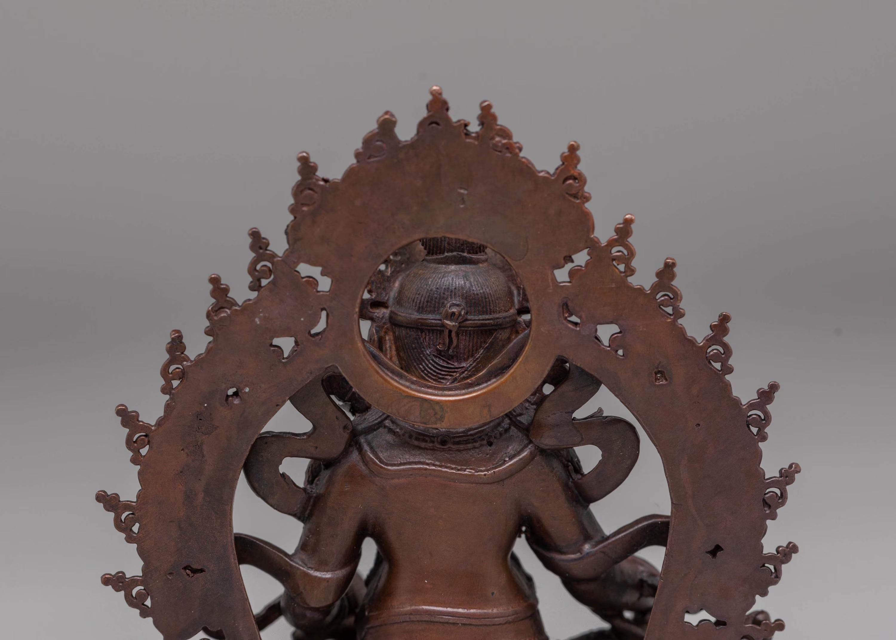 Handmade Dzambhala Statue | Tibetan Wealth Deity for Buddhist Practice