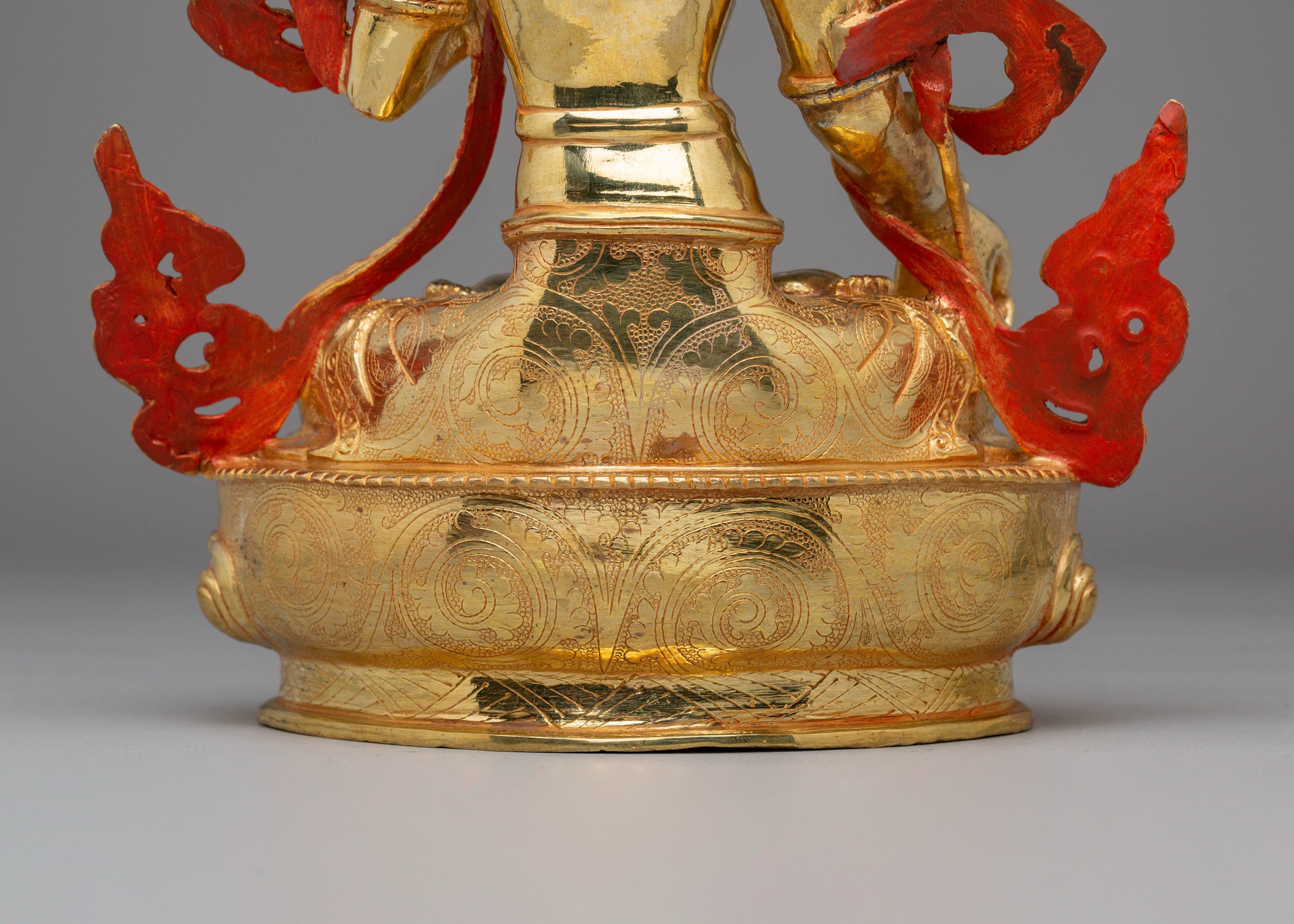 Handcrafted White Tara Copper Statue | Traditional Himalayan Artwork