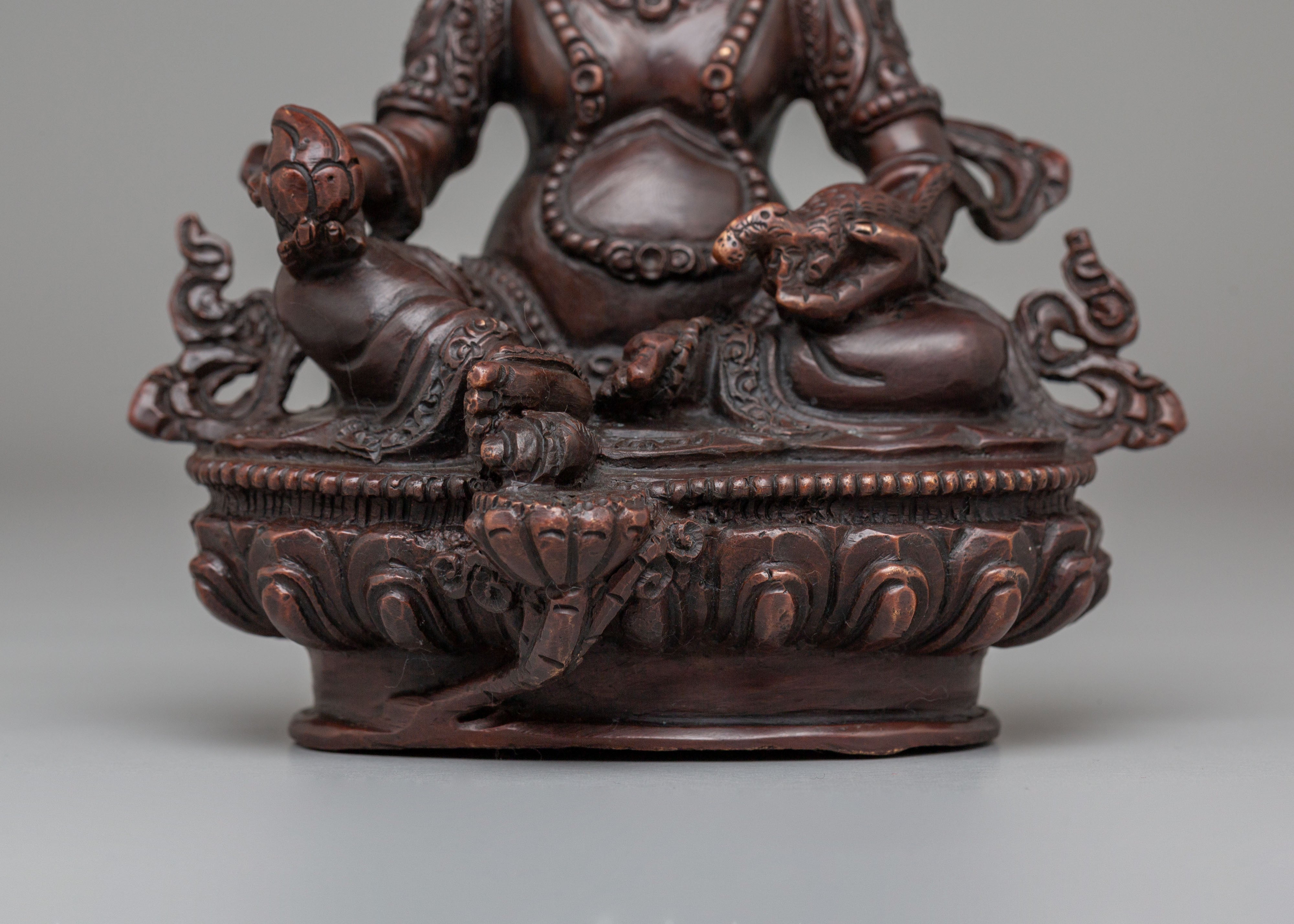 Tibetan Dzambhala Deity Statue | Wealth Deity Sculpture