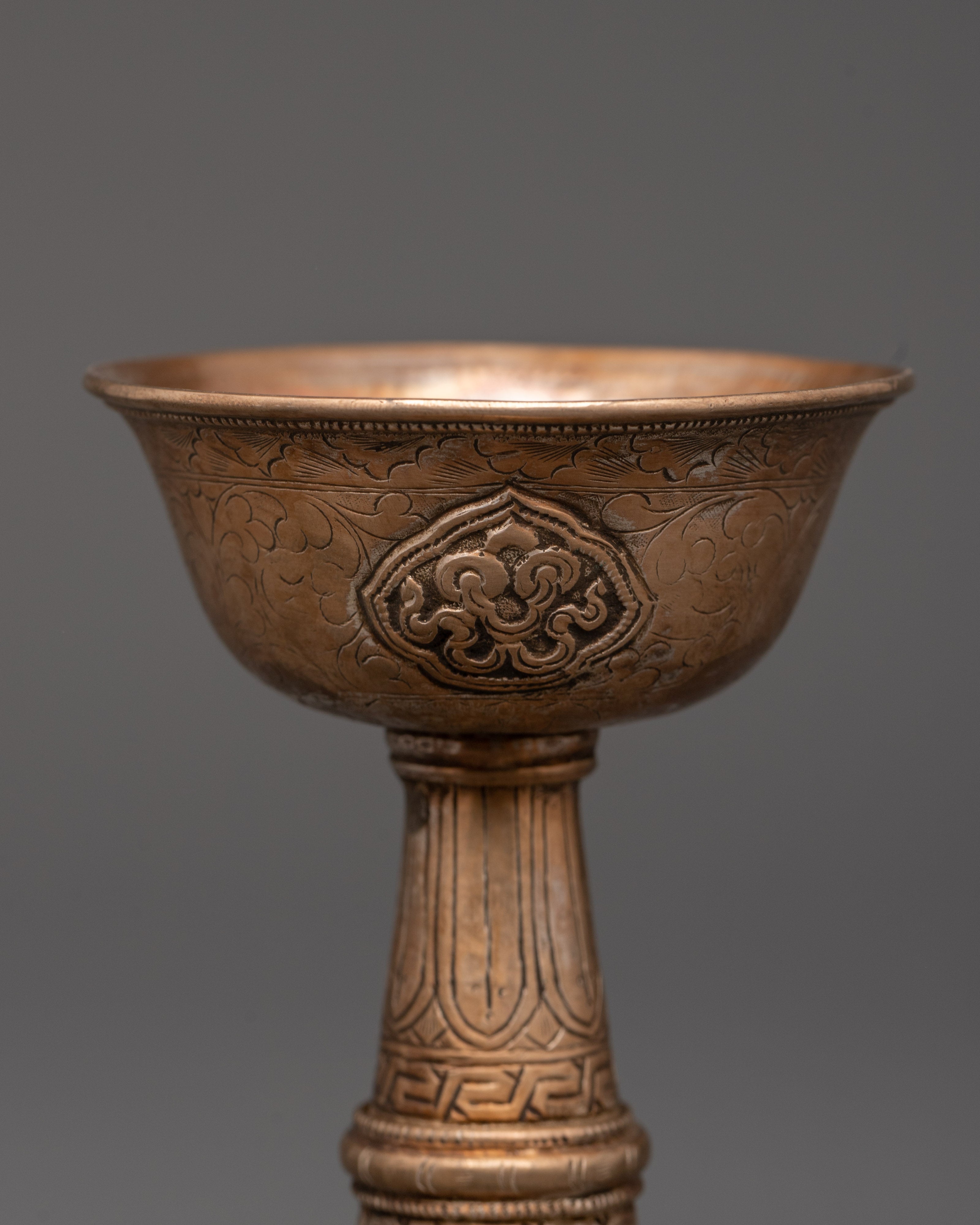 Silver Antique Serkyem Set | Offerings to Dharma Protectors
