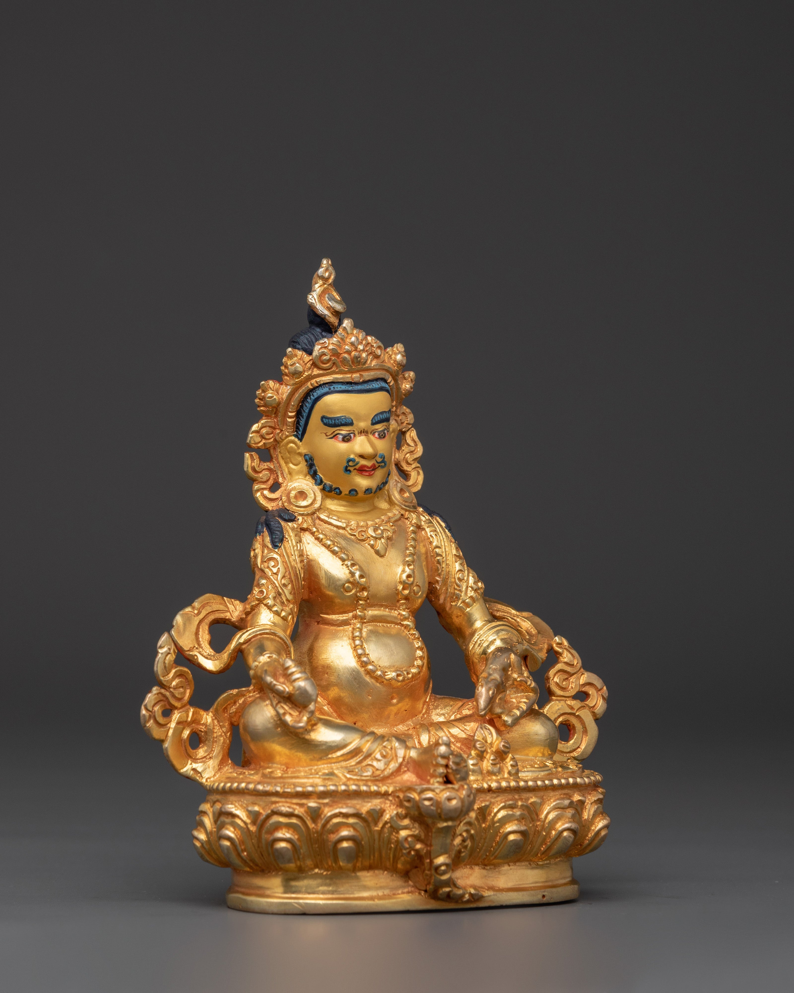 Handcrafted Dzambhala Statue | Tibetan Buddhist Wealth Deity