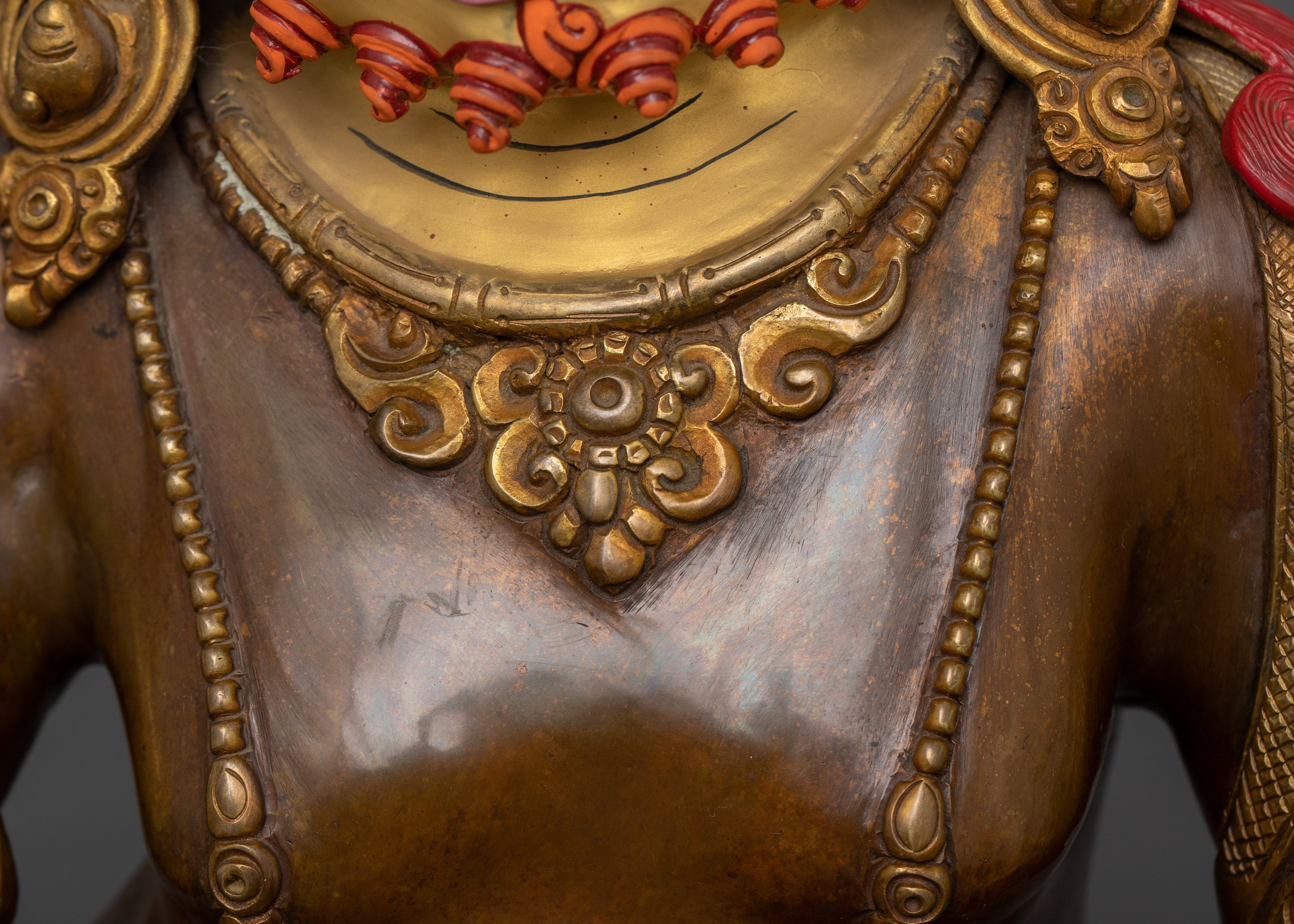 Dzambhala Buddhist Wealth Deity Figurine | The Guardian of Prosperity