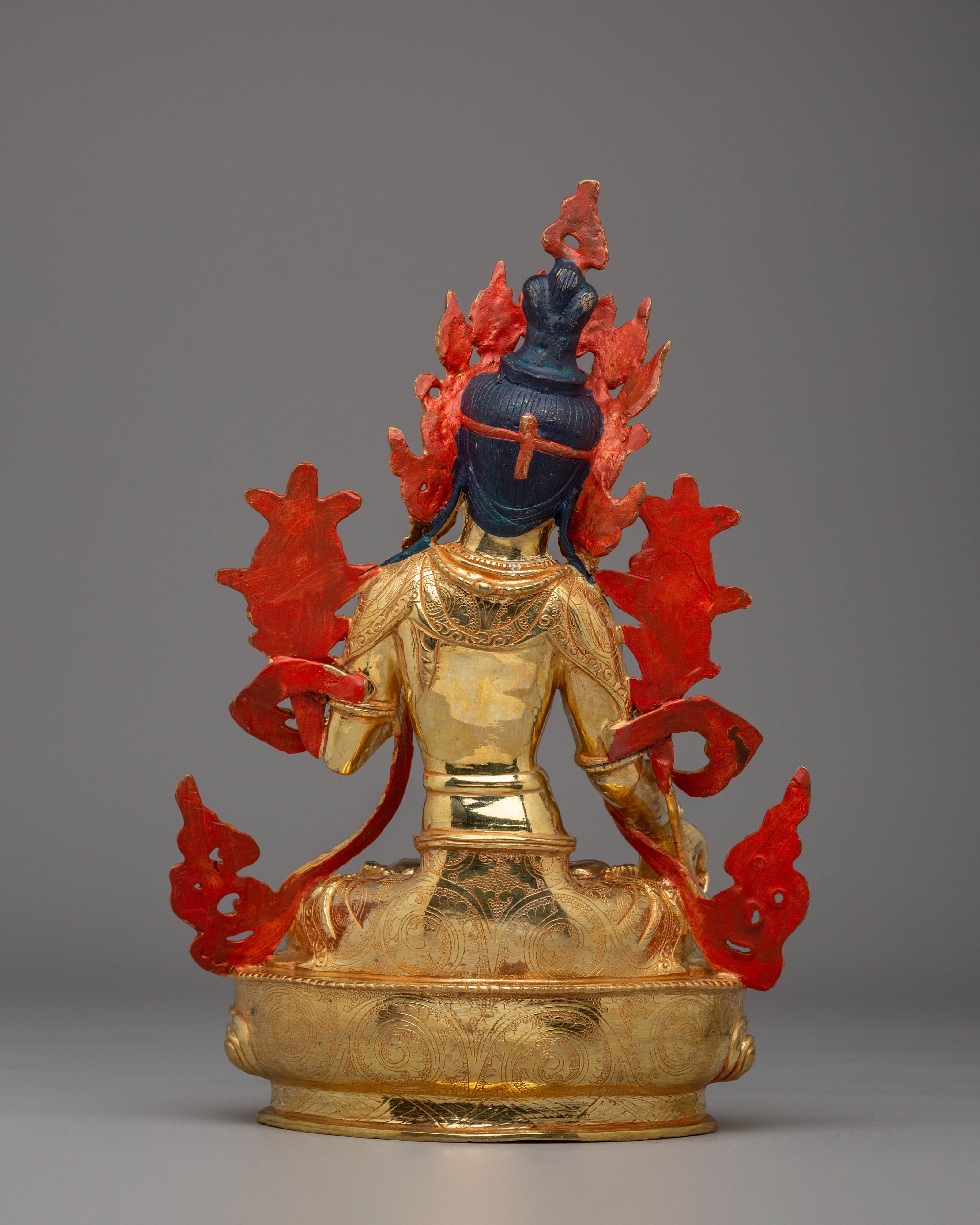 Handcrafted White Tara Copper Statue | Traditional Himalayan Artwork