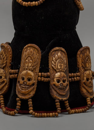 Tibetan Bone Rugen (Rus-Gyan) | Sacred Ritual Adornment Set