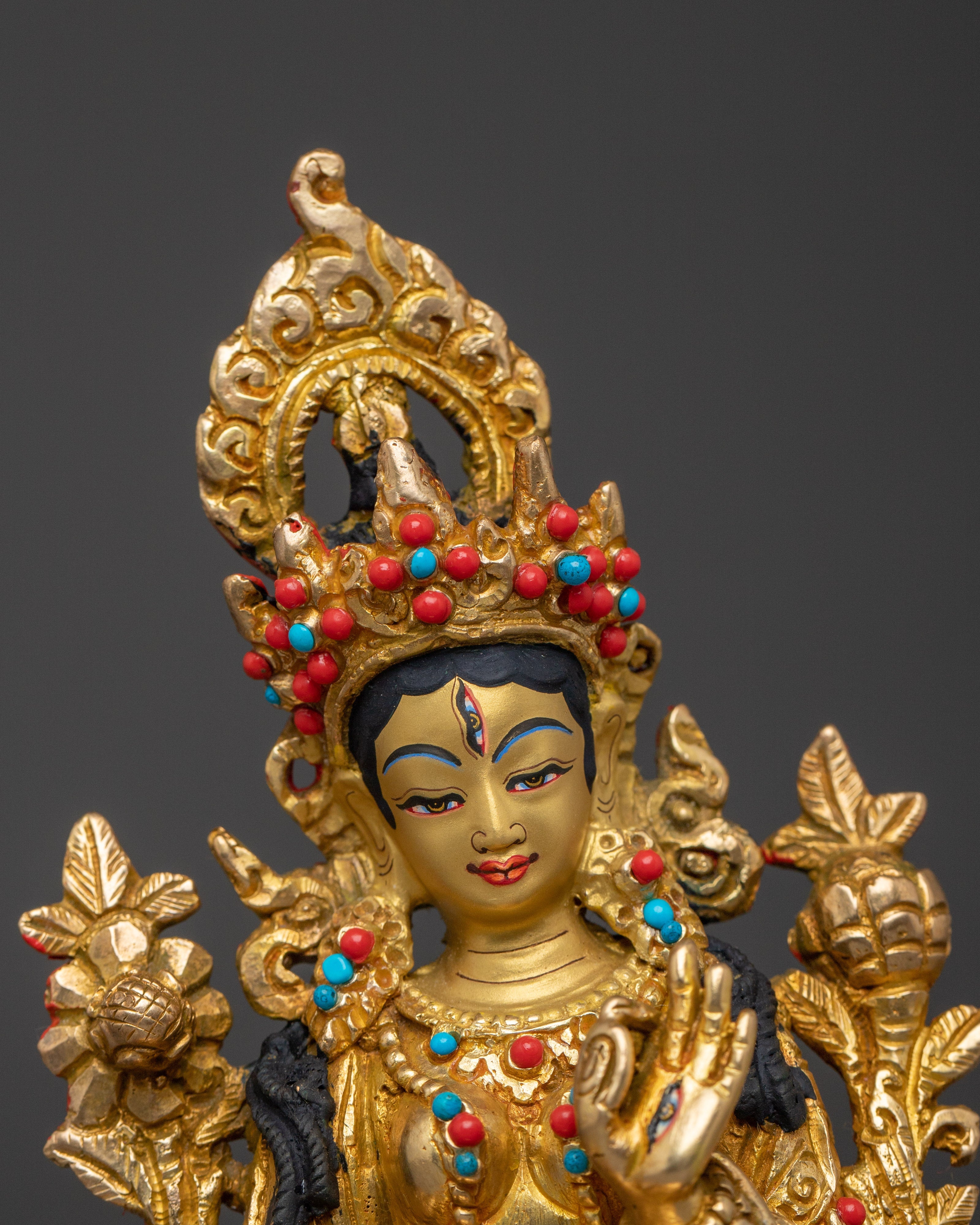 Sita Tara Handcrafted Statue | White Tara - Compassionate and Healing Deity