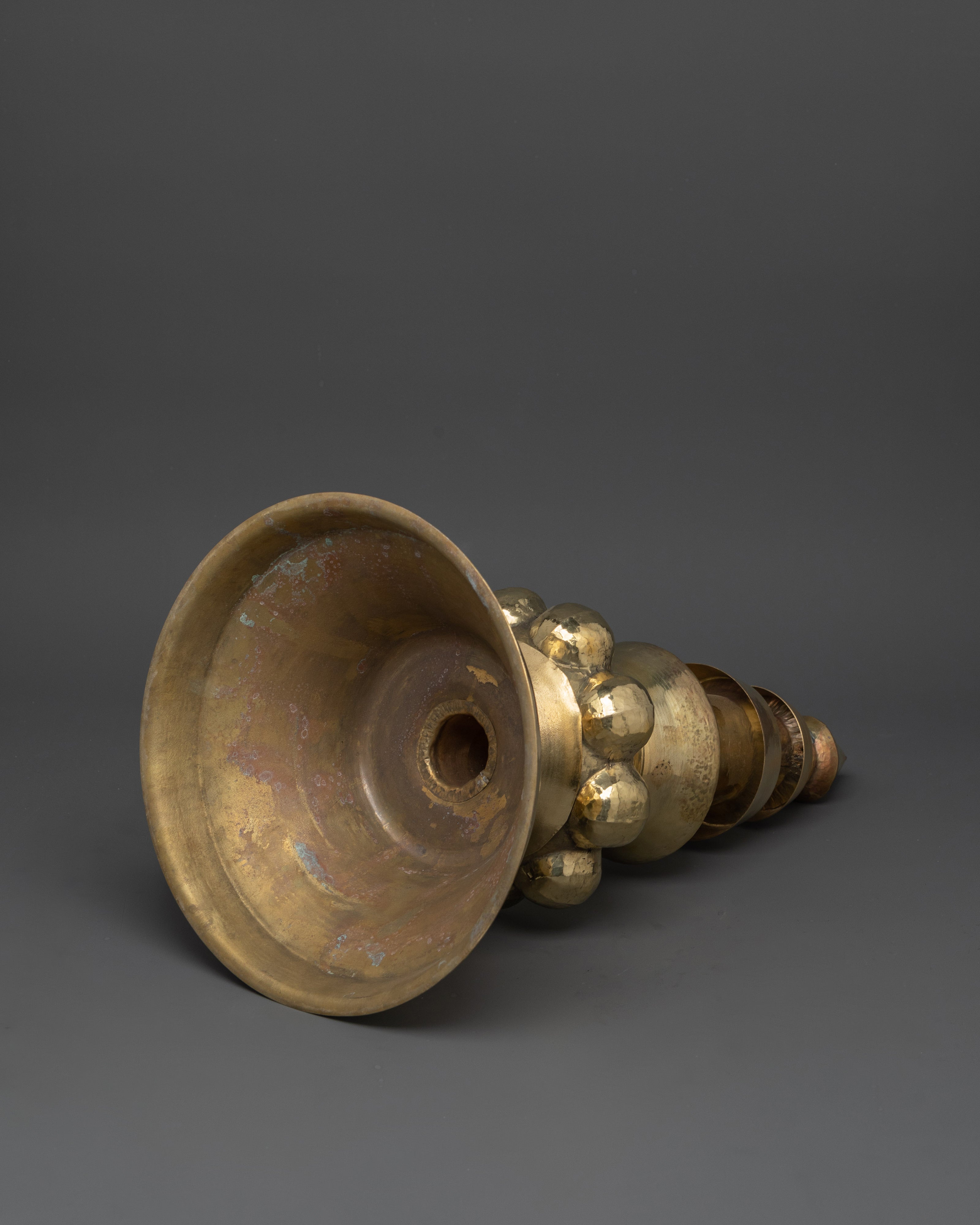Large Handcrafted Brass Gajur | Sacred Temples and Shrines