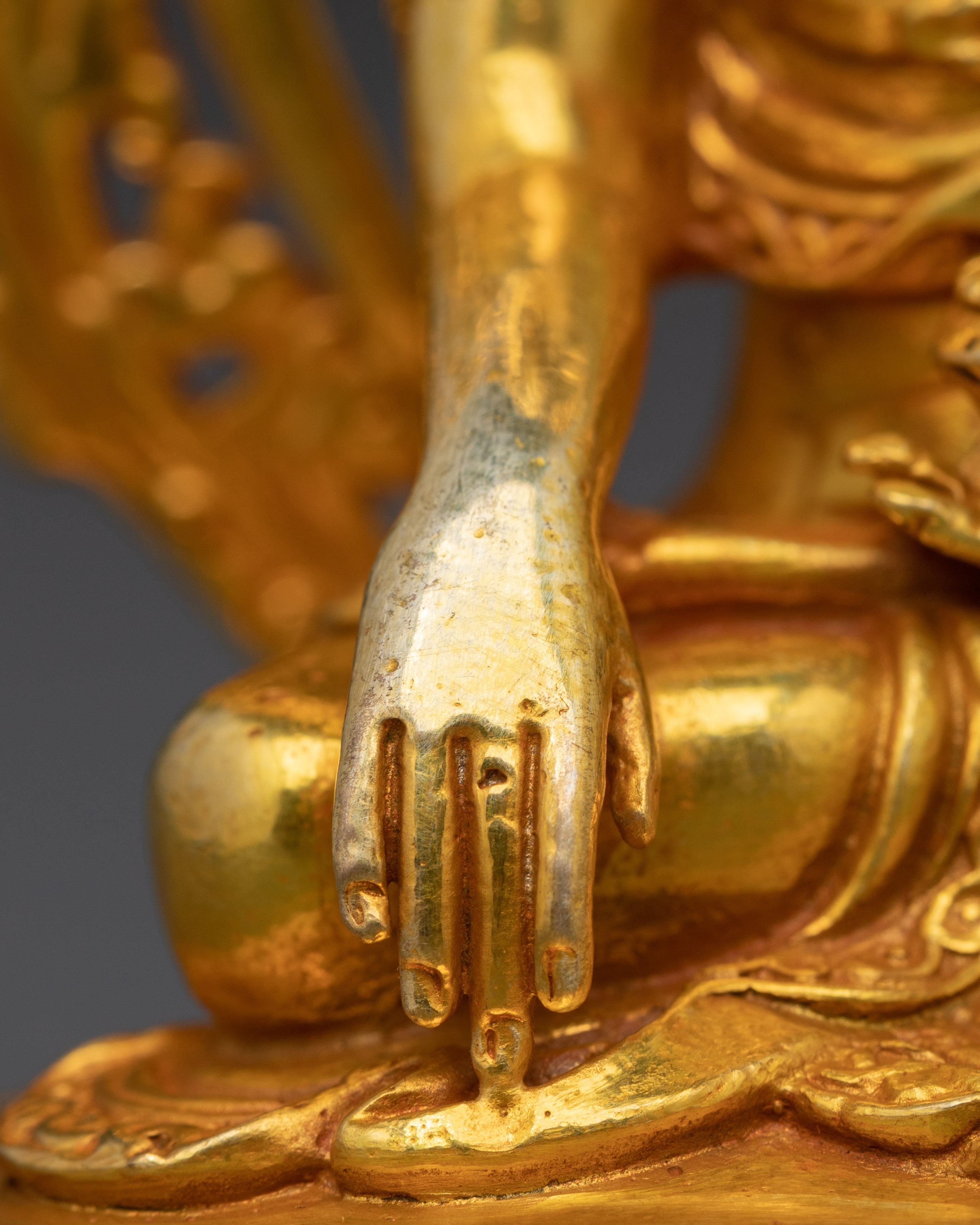 Shakyamuni Buddha Spiritual Copper Statue | Historical Buddha Figurine